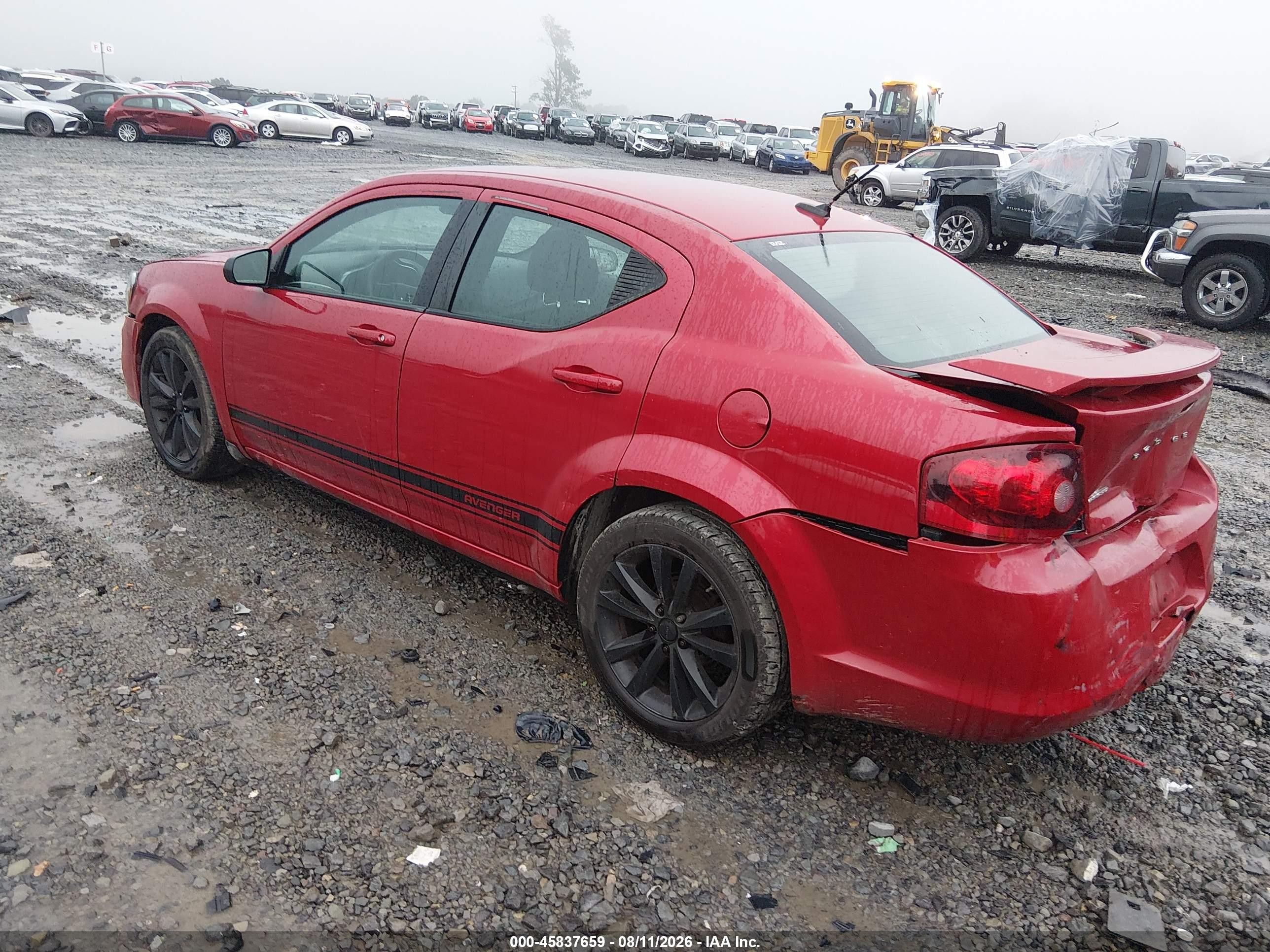 2014 Dodge Avenger Se Red vin: 1C3CDZAB8EN237565