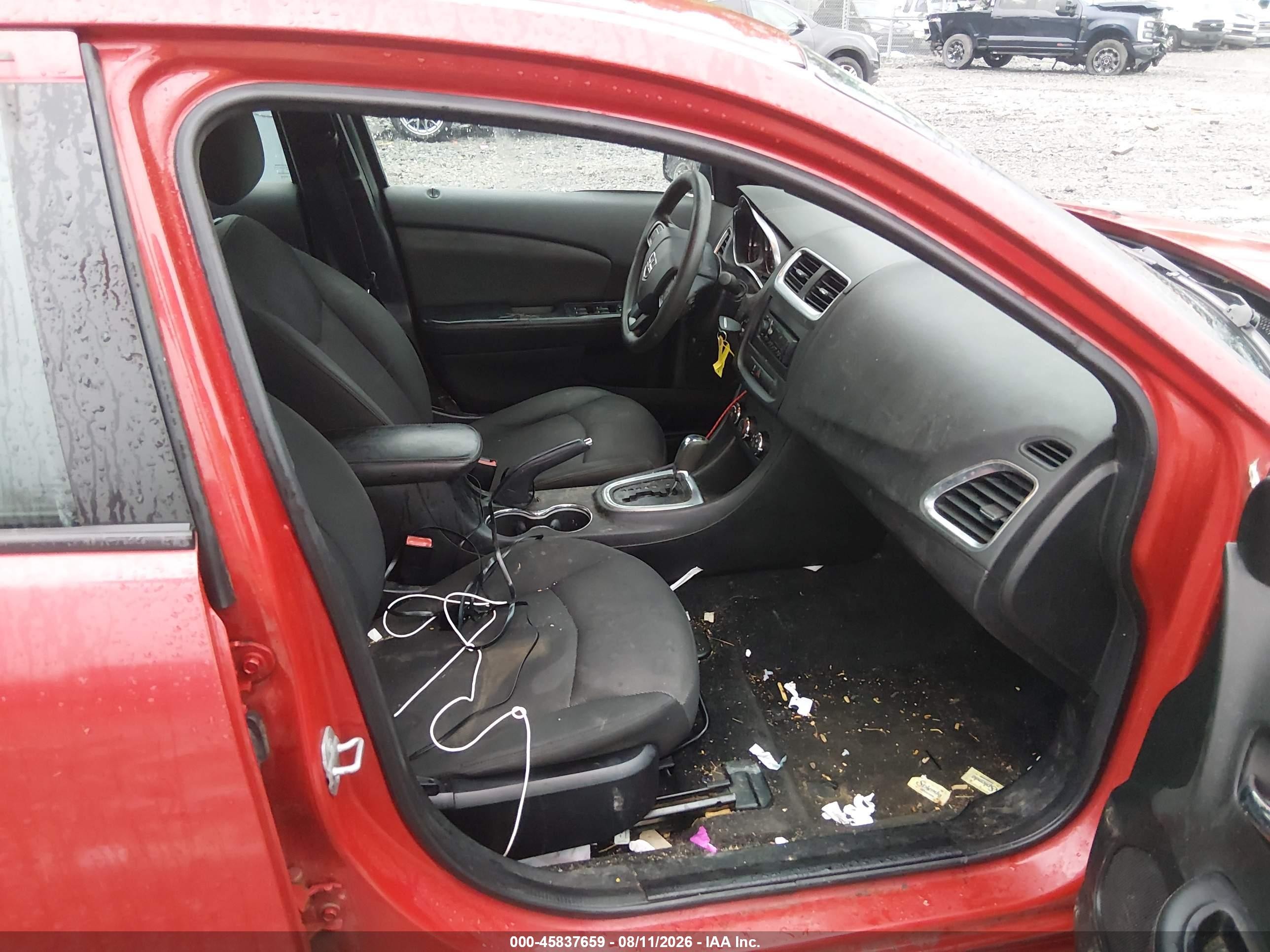 2014 Dodge Avenger Se Red vin: 1C3CDZAB8EN237565