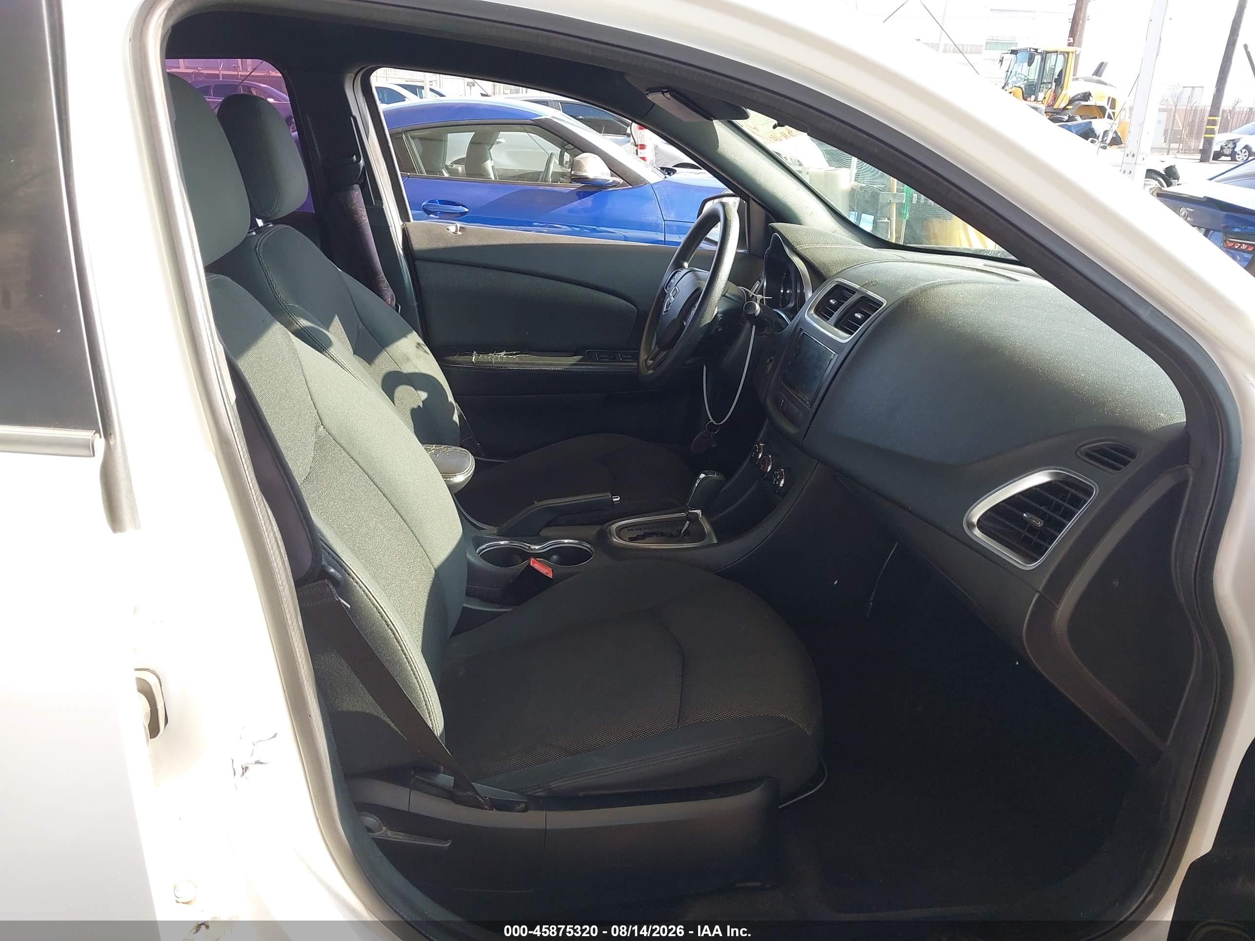 2012 Dodge Avenger Se White vin: 1C3CDZAB9CN214020