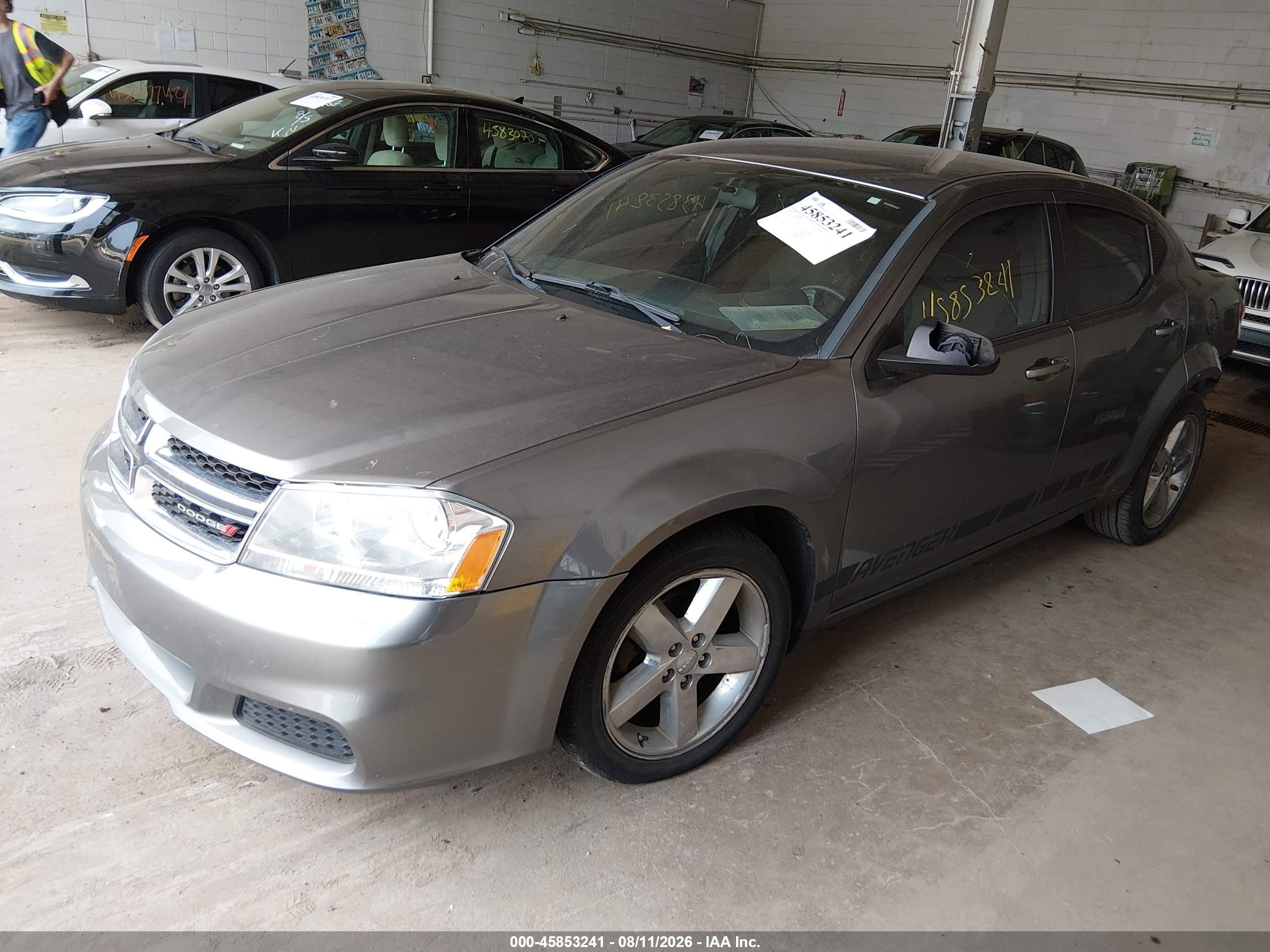 2012 Dodge Avenger Se Gray vin: 1C3CDZAB9CN247373