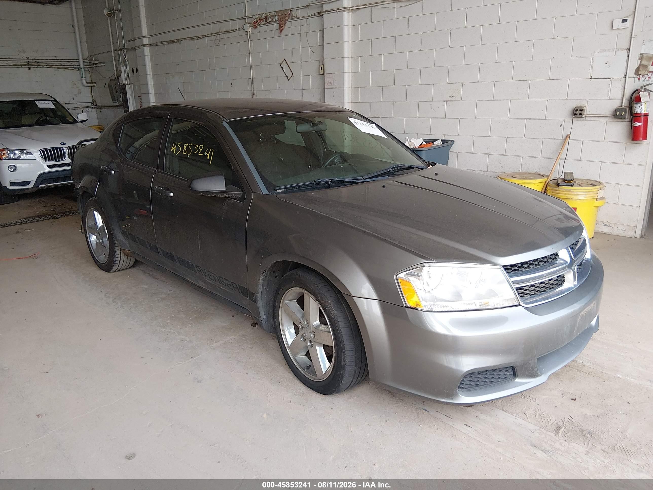 2012 Dodge Avenger Se Gray vin: 1C3CDZAB9CN247373