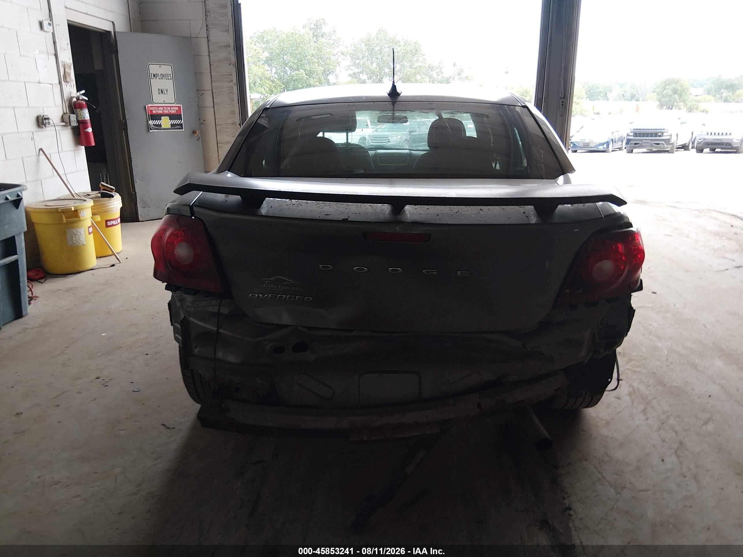 2012 Dodge Avenger Se Gray vin: 1C3CDZAB9CN247373
