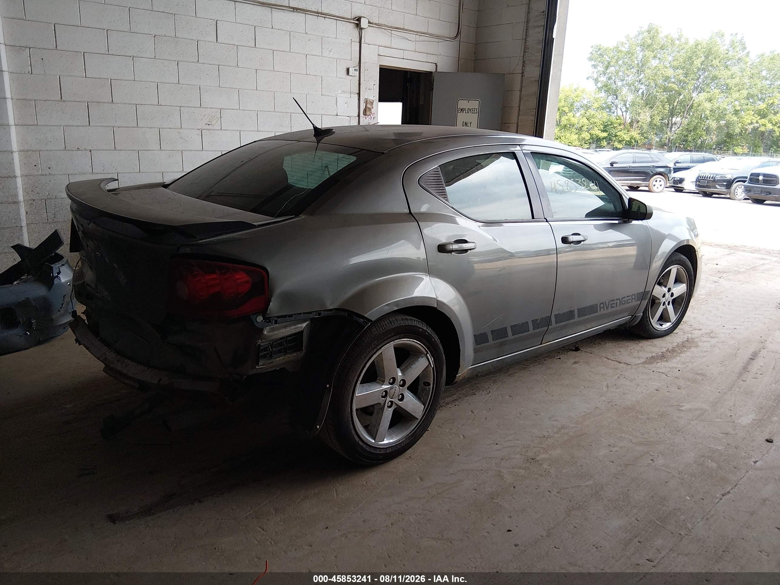 2012 Dodge Avenger Se Gray vin: 1C3CDZAB9CN247373