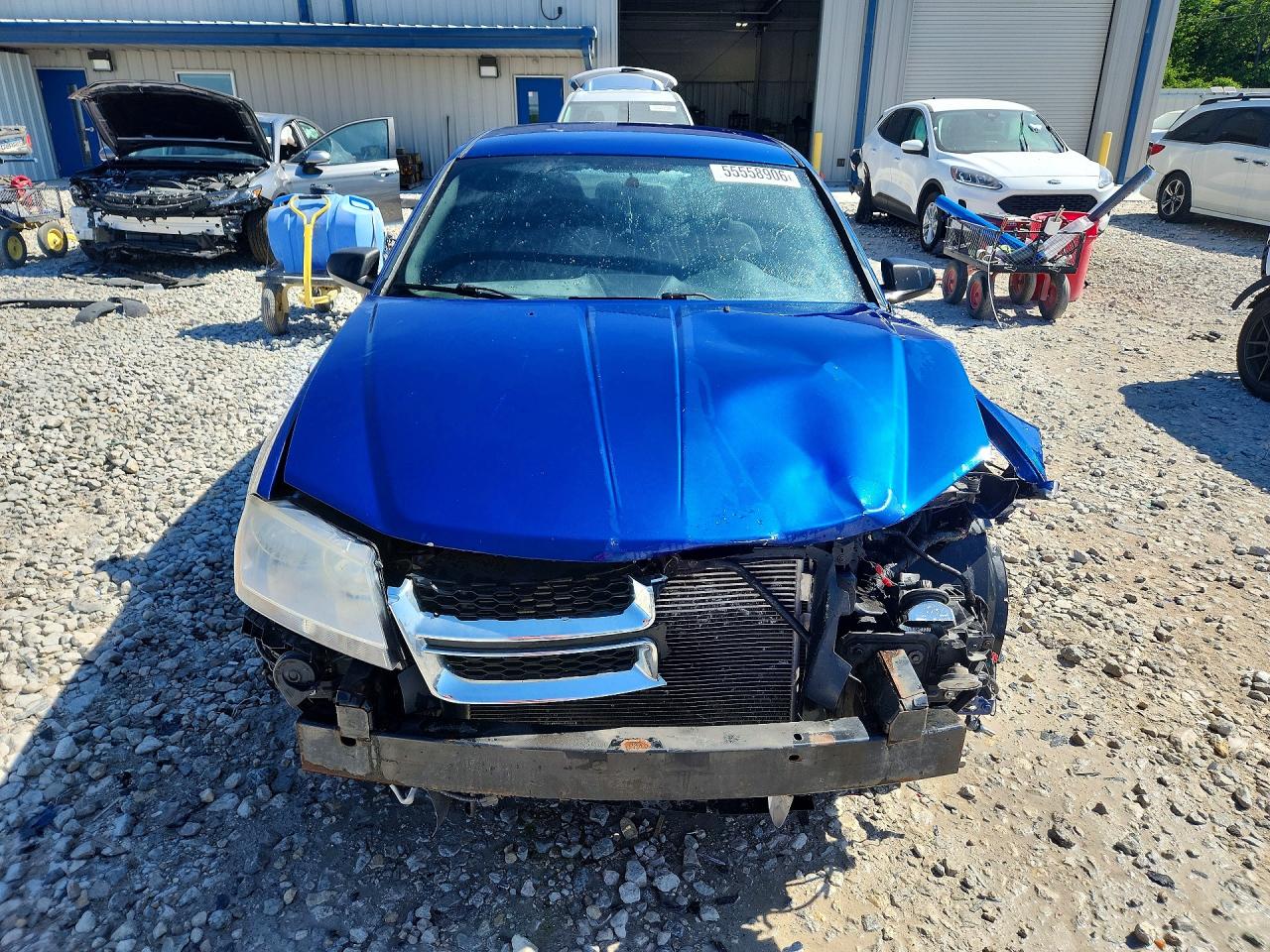 2012 Dodge Avenger Se Blue vin: 1C3CDZAB9CN311489