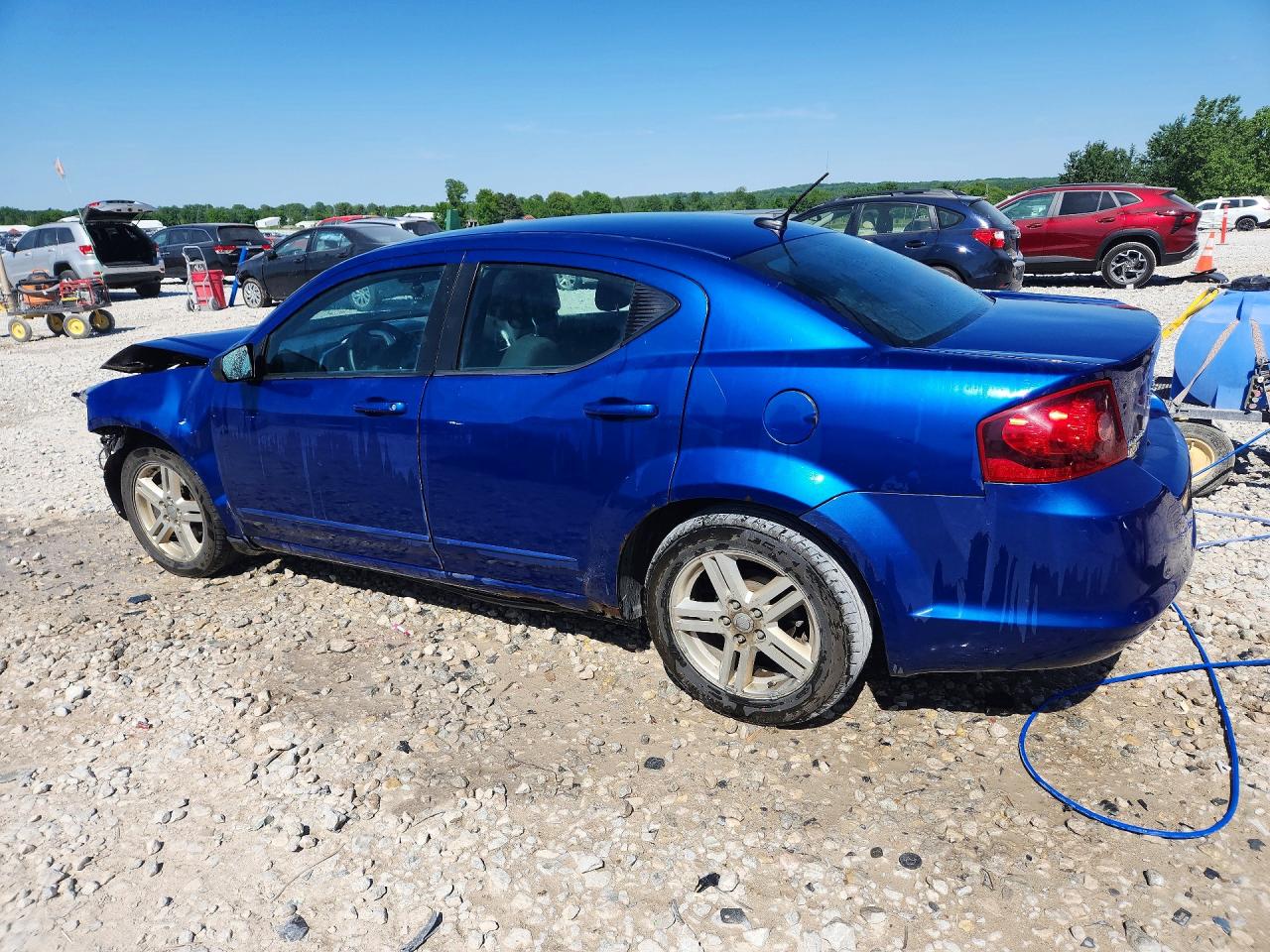 2012 Dodge Avenger Se Blue vin: 1C3CDZAB9CN311489