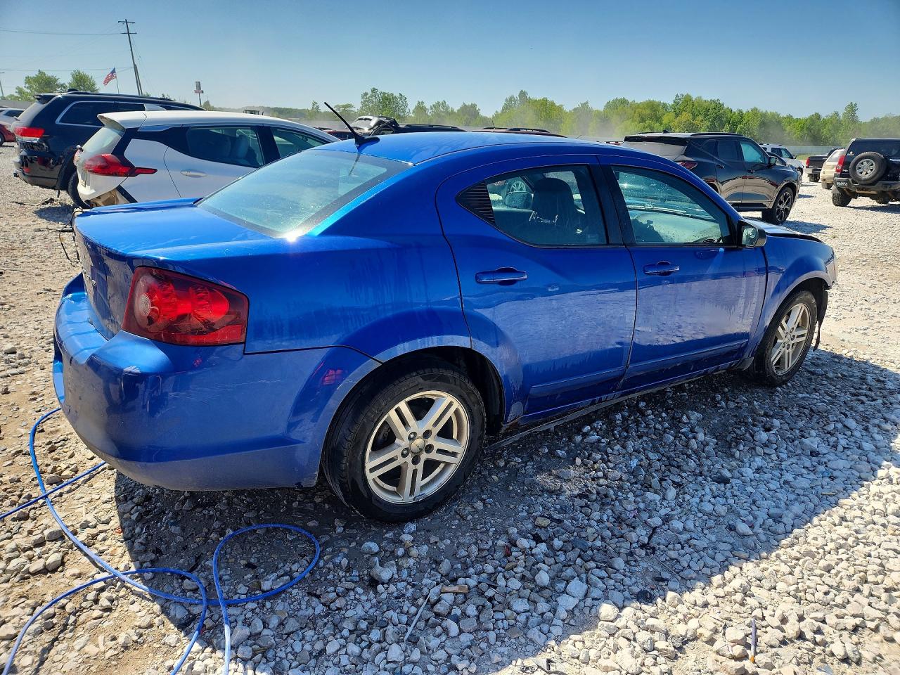 2012 Dodge Avenger Se Blue vin: 1C3CDZAB9CN311489