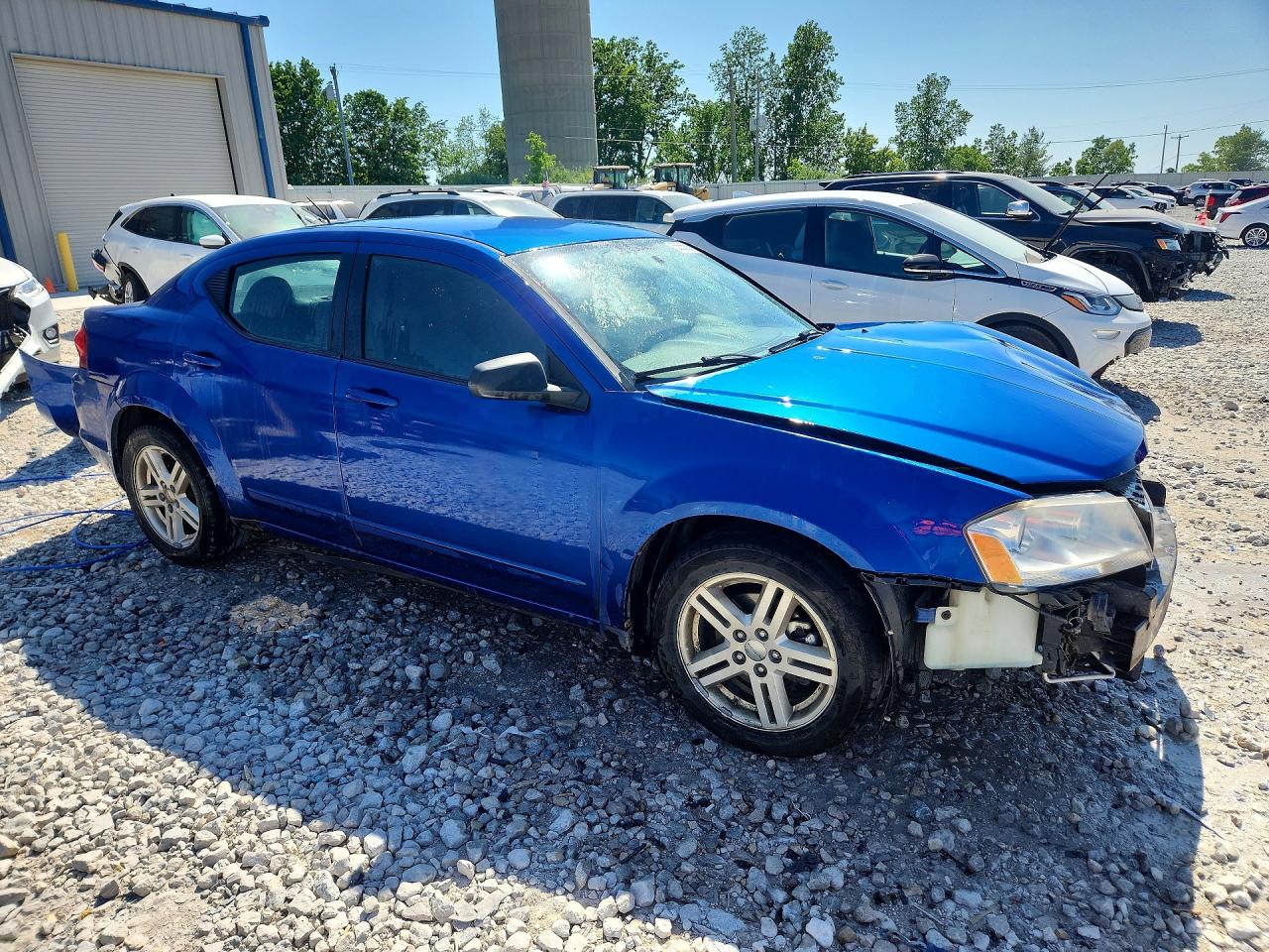 2012 Dodge Avenger Se Blue vin: 1C3CDZAB9CN311489