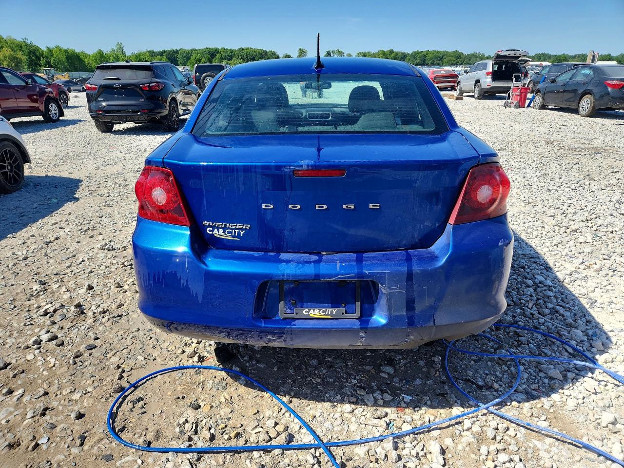 2012 Dodge Avenger Se Blue vin: 1C3CDZAB9CN311489