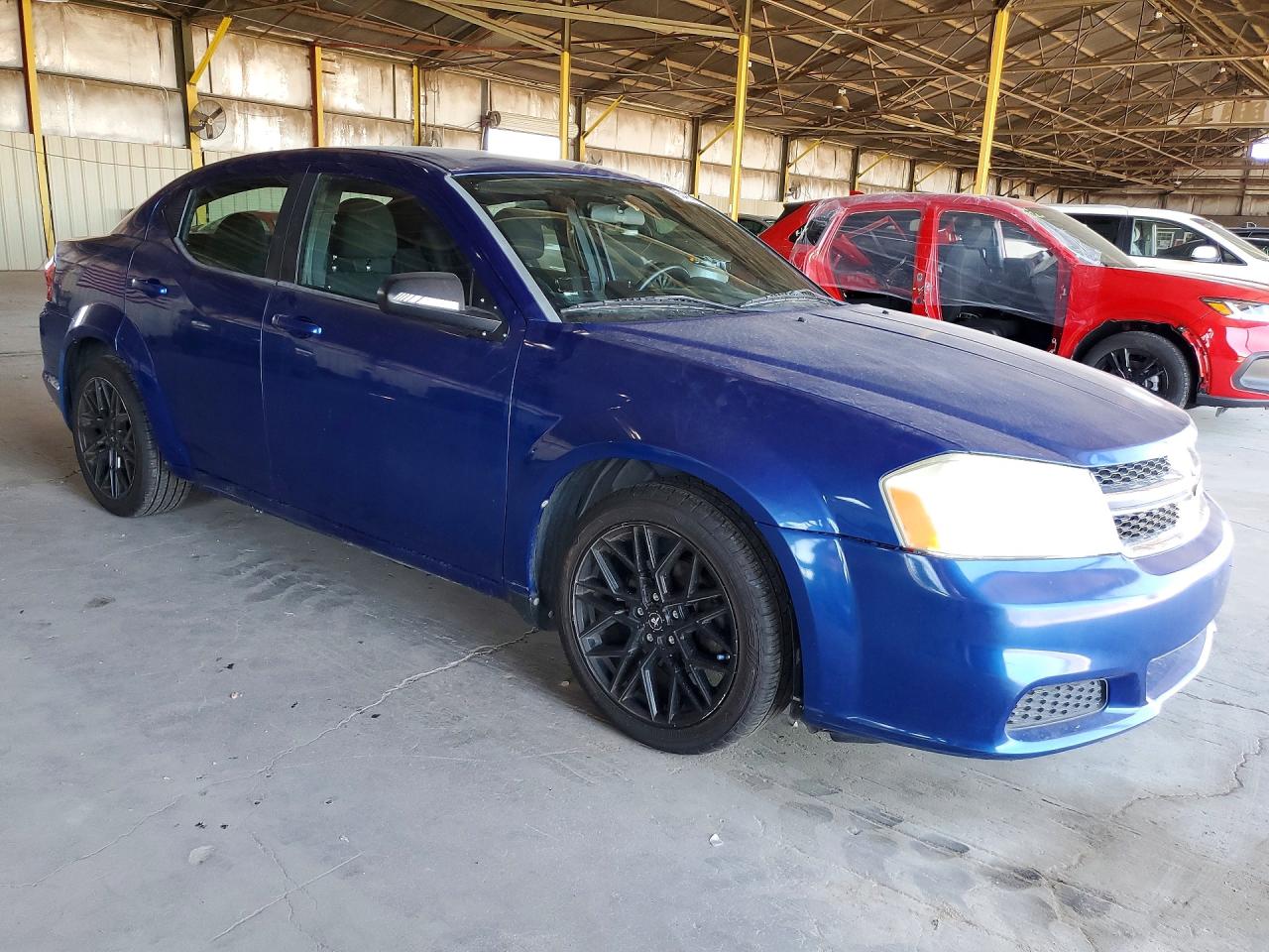 2013 Dodge Avenger Se Синий vin: 1C3CDZAB9DN543821