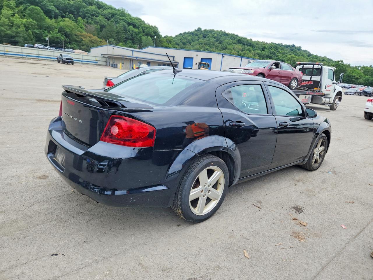 2013 Dodge Avenger Se Black vin: 1C3CDZAB9DN565687