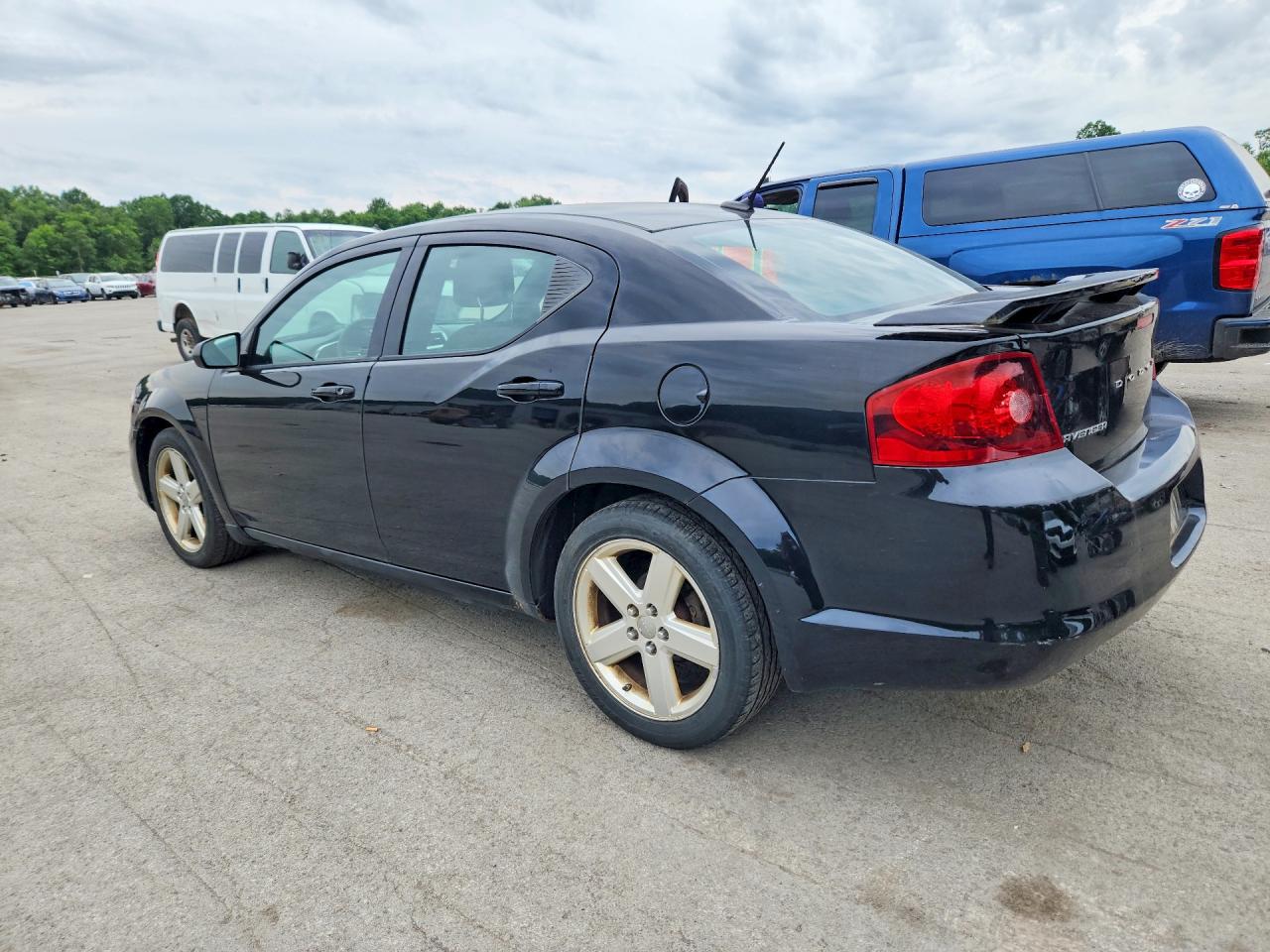 2013 Dodge Avenger Se Black vin: 1C3CDZAB9DN565687