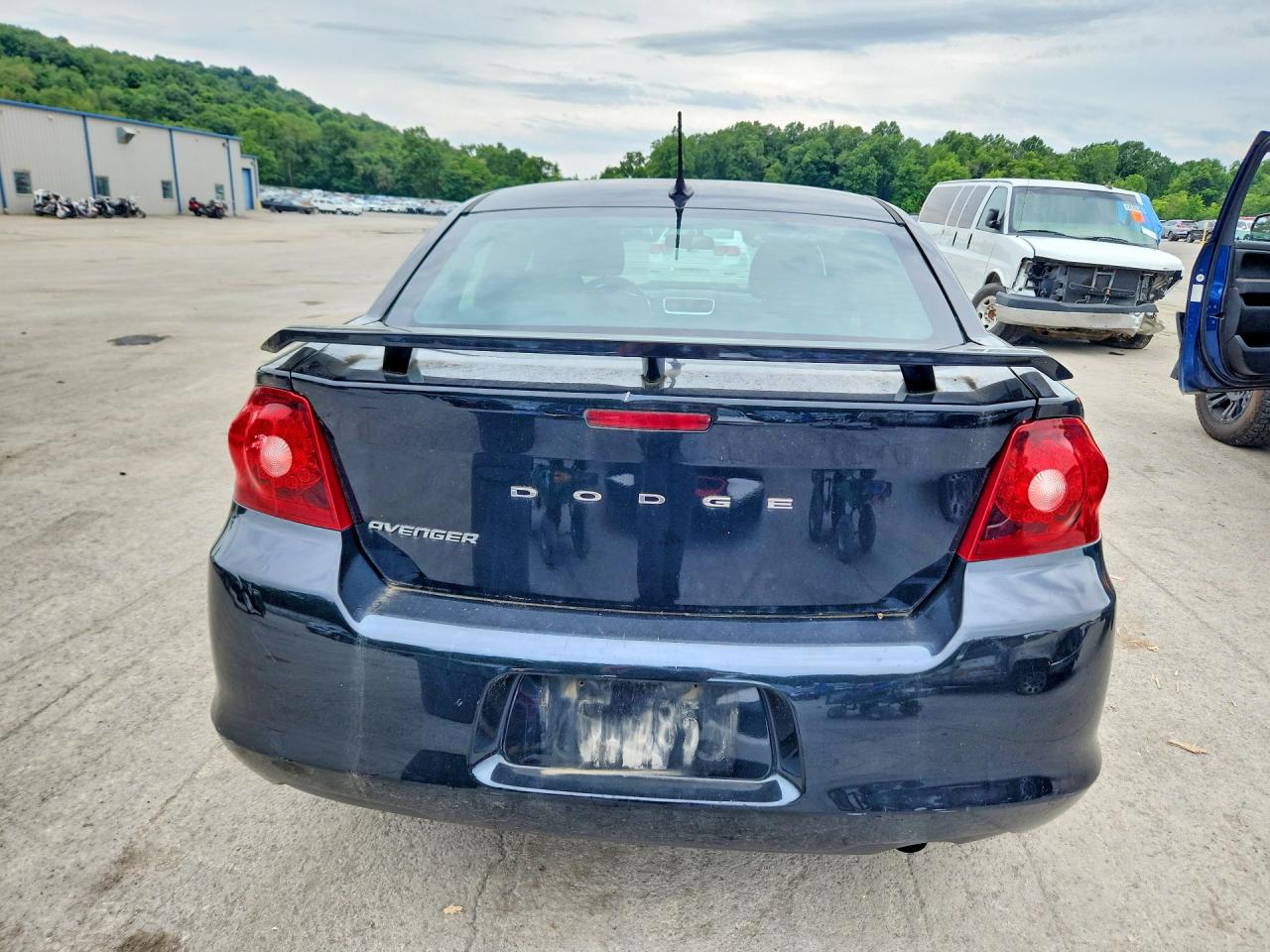 2013 Dodge Avenger Se Black vin: 1C3CDZAB9DN565687