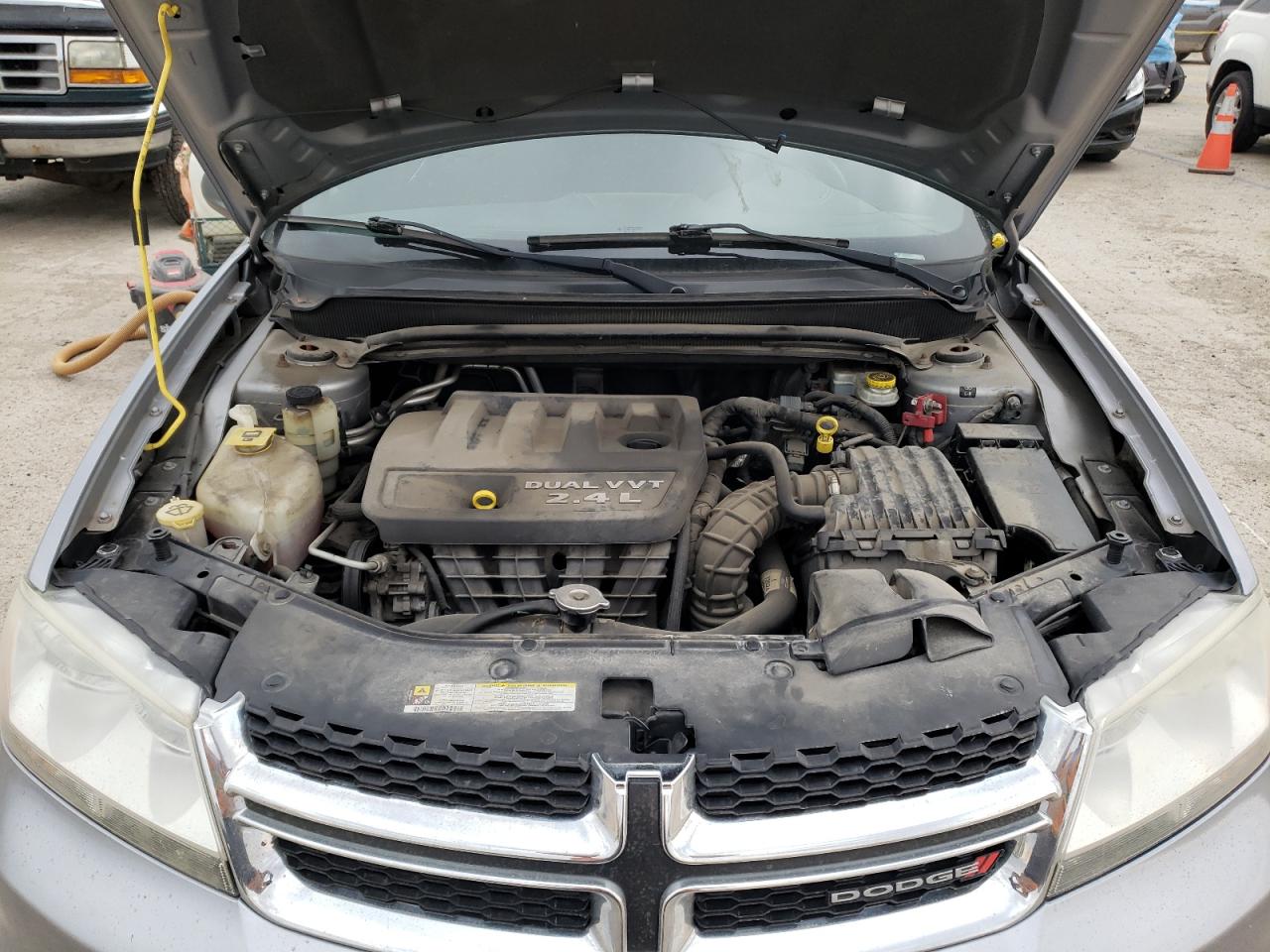 2013 Dodge Avenger Se Silver vin: 1C3CDZAB9DN566080
