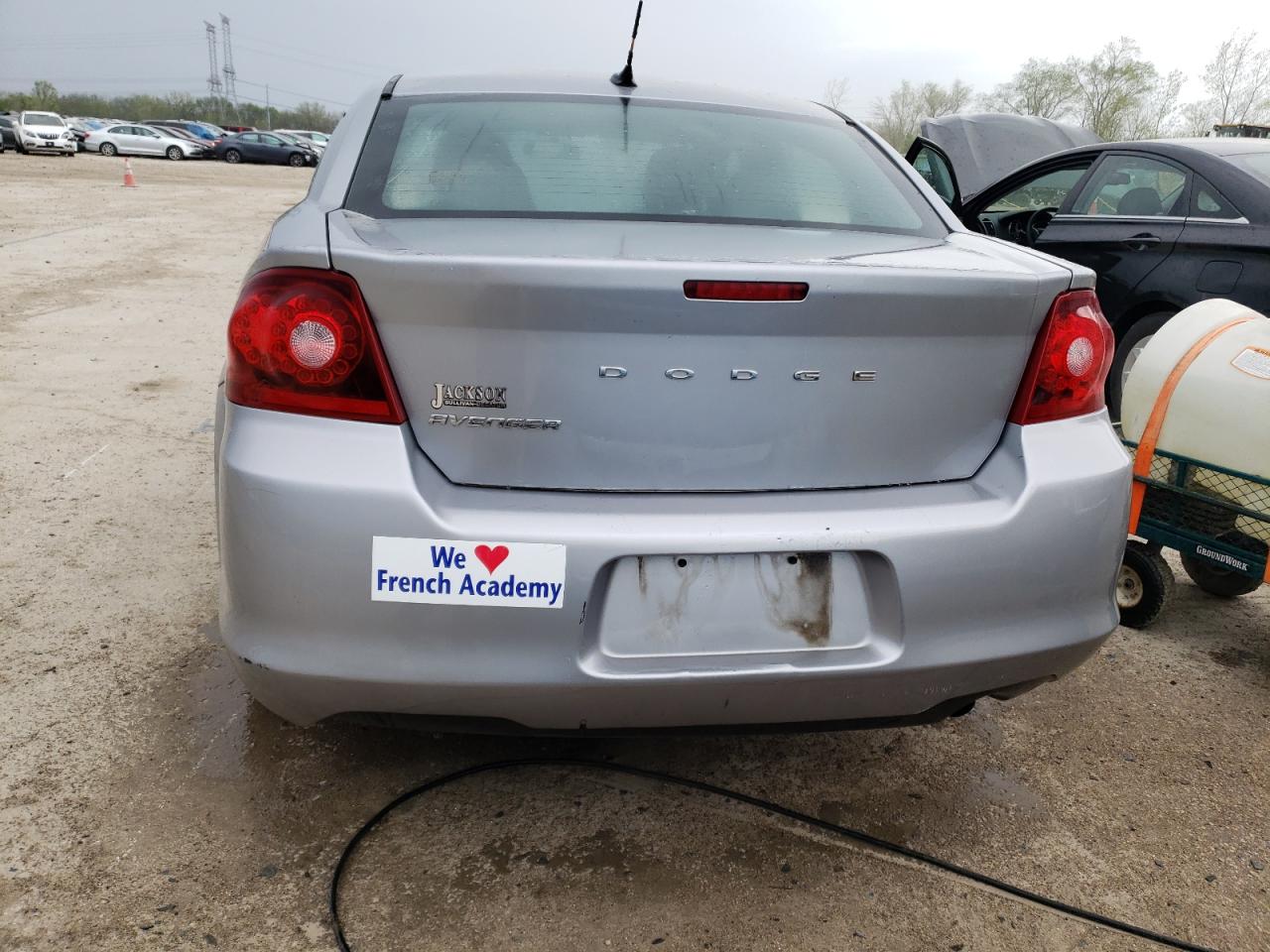 2013 Dodge Avenger Se Silver vin: 1C3CDZAB9DN566080