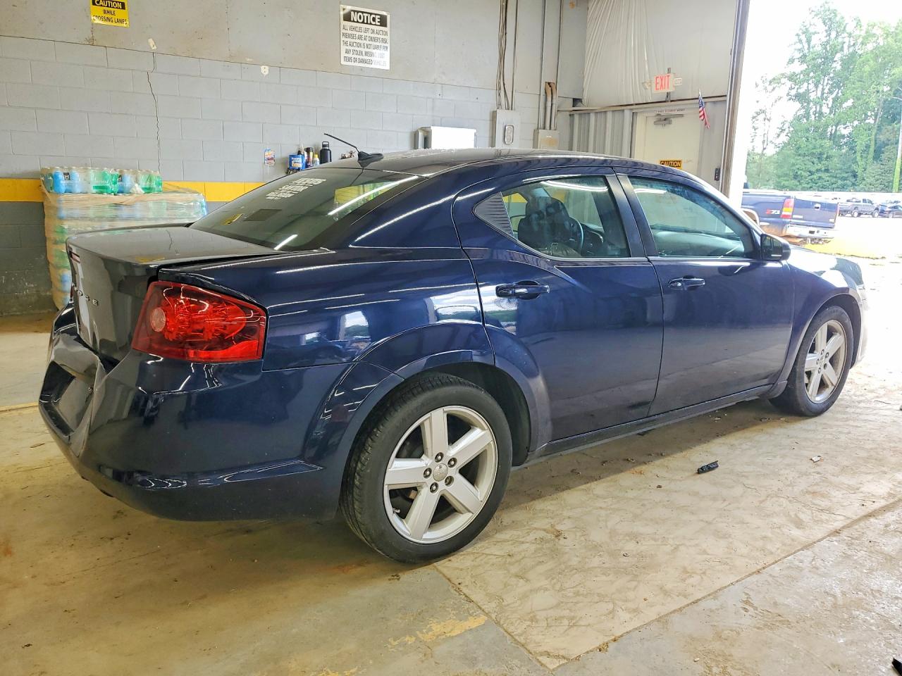 2013 Dodge Avenger Se Blue vin: 1C3CDZAB9DN607243