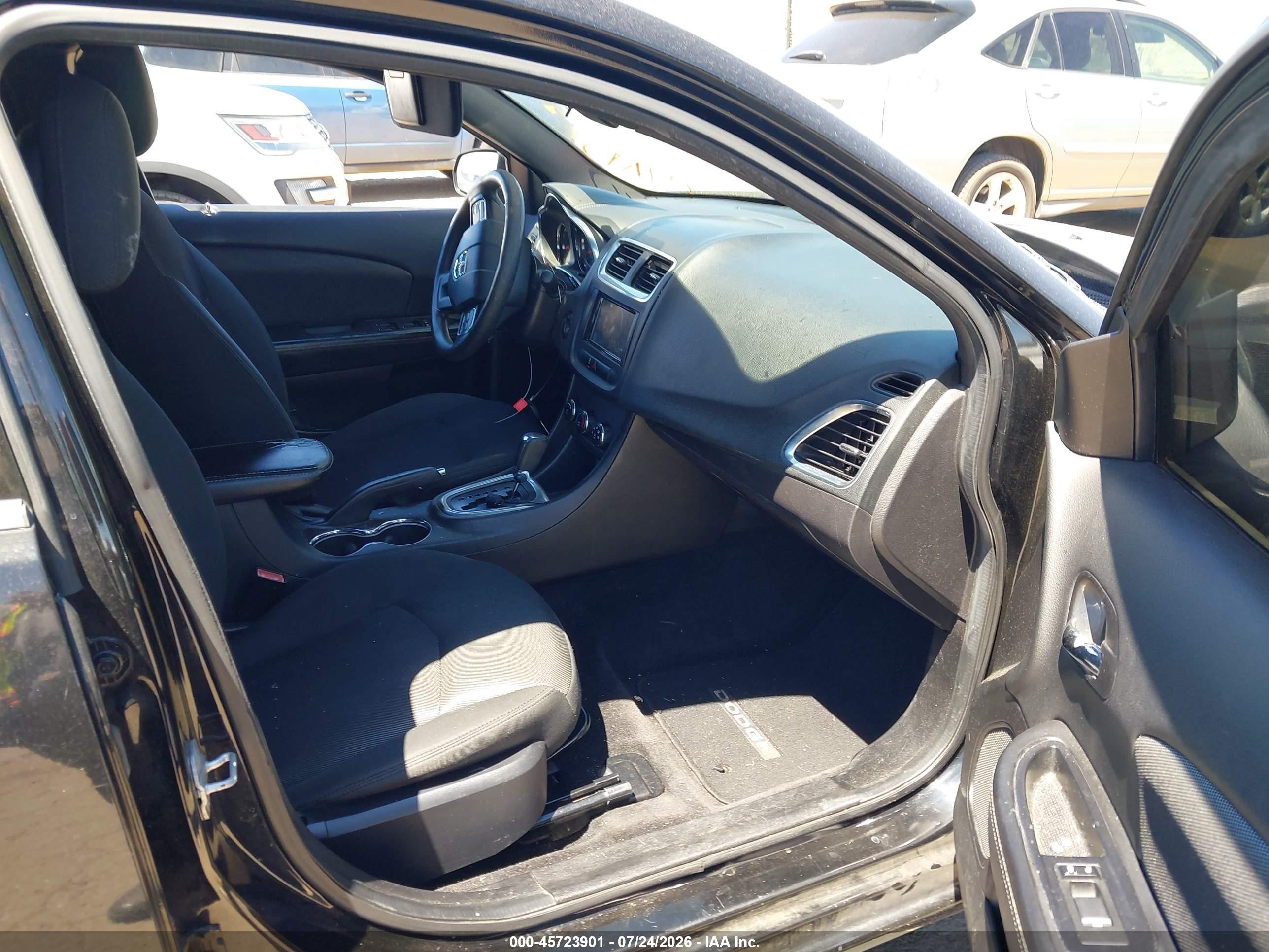 2013 Dodge Avenger Se Черный vin: 1C3CDZAB9DN643675
