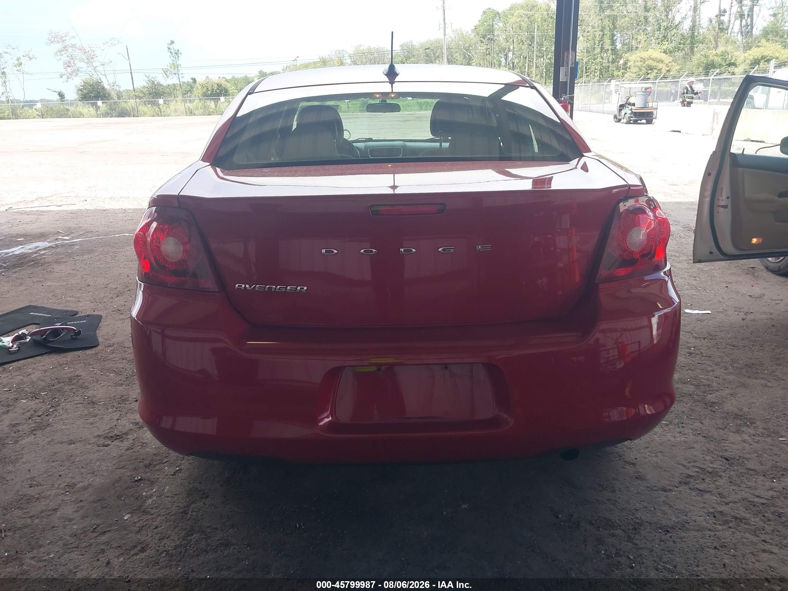 2013 Dodge Avenger Se Red vin: 1C3CDZAB9DN657902
