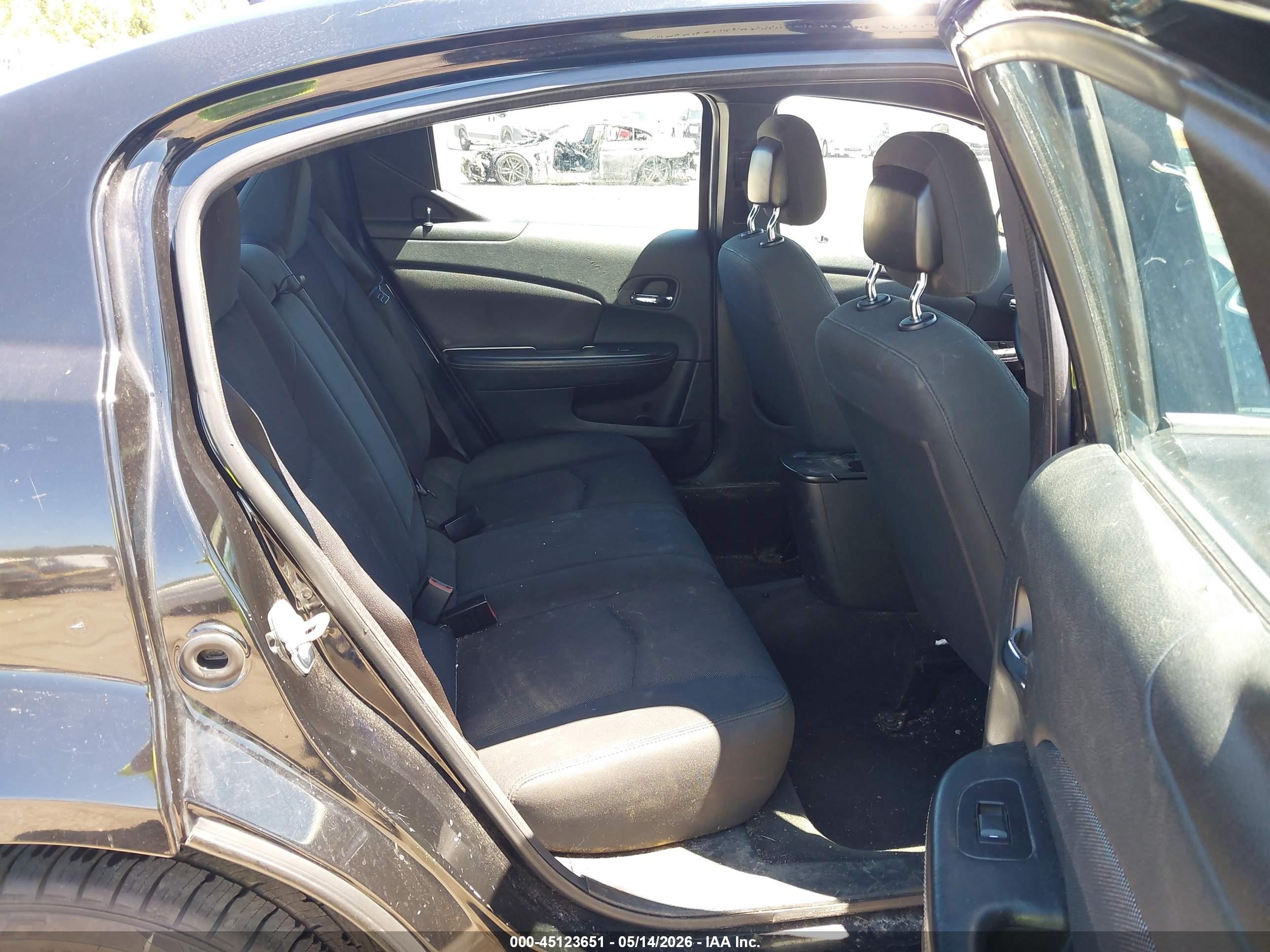2013 Dodge Avenger Se Black vin: 1C3CDZAB9DN662954