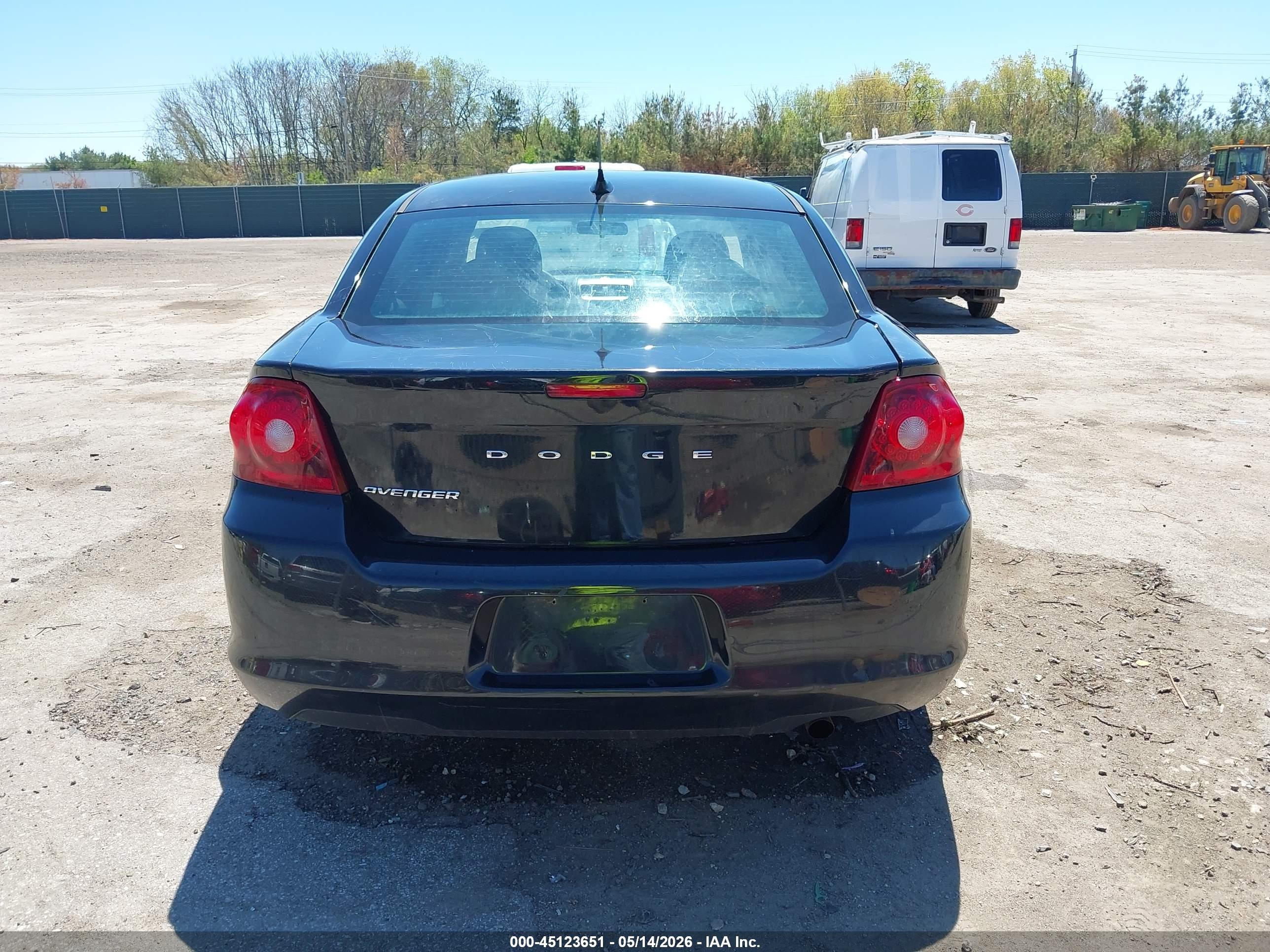 2013 Dodge Avenger Se Black vin: 1C3CDZAB9DN662954