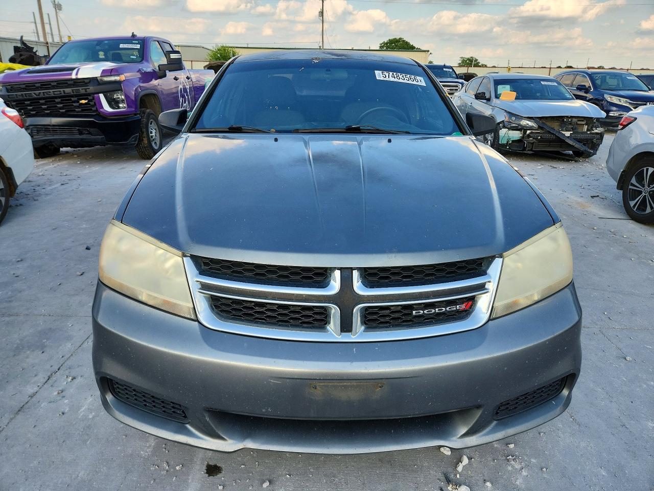 2013 Dodge Avenger Se Gray vin: 1C3CDZAB9DN675686