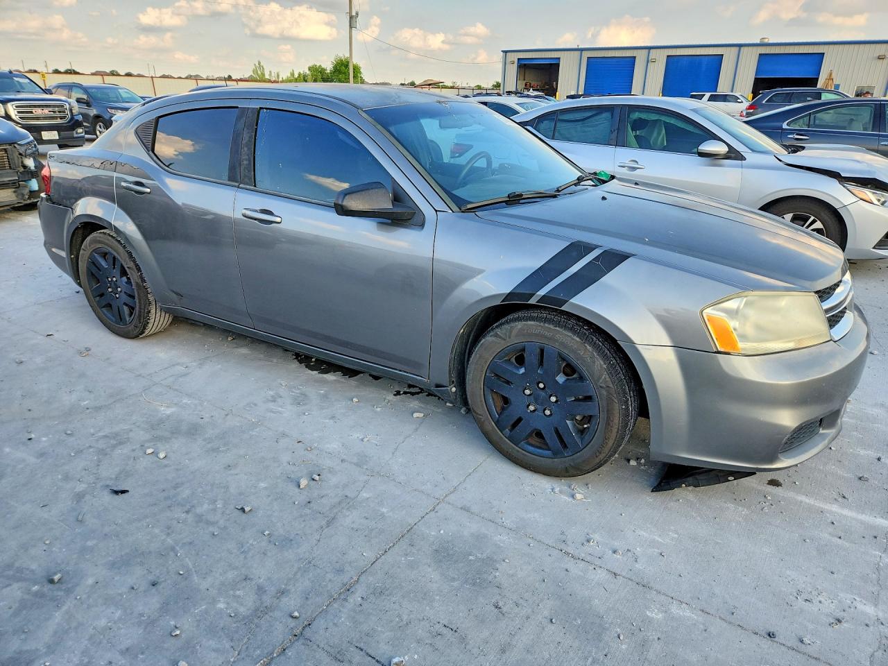 2013 Dodge Avenger Se Gray vin: 1C3CDZAB9DN675686