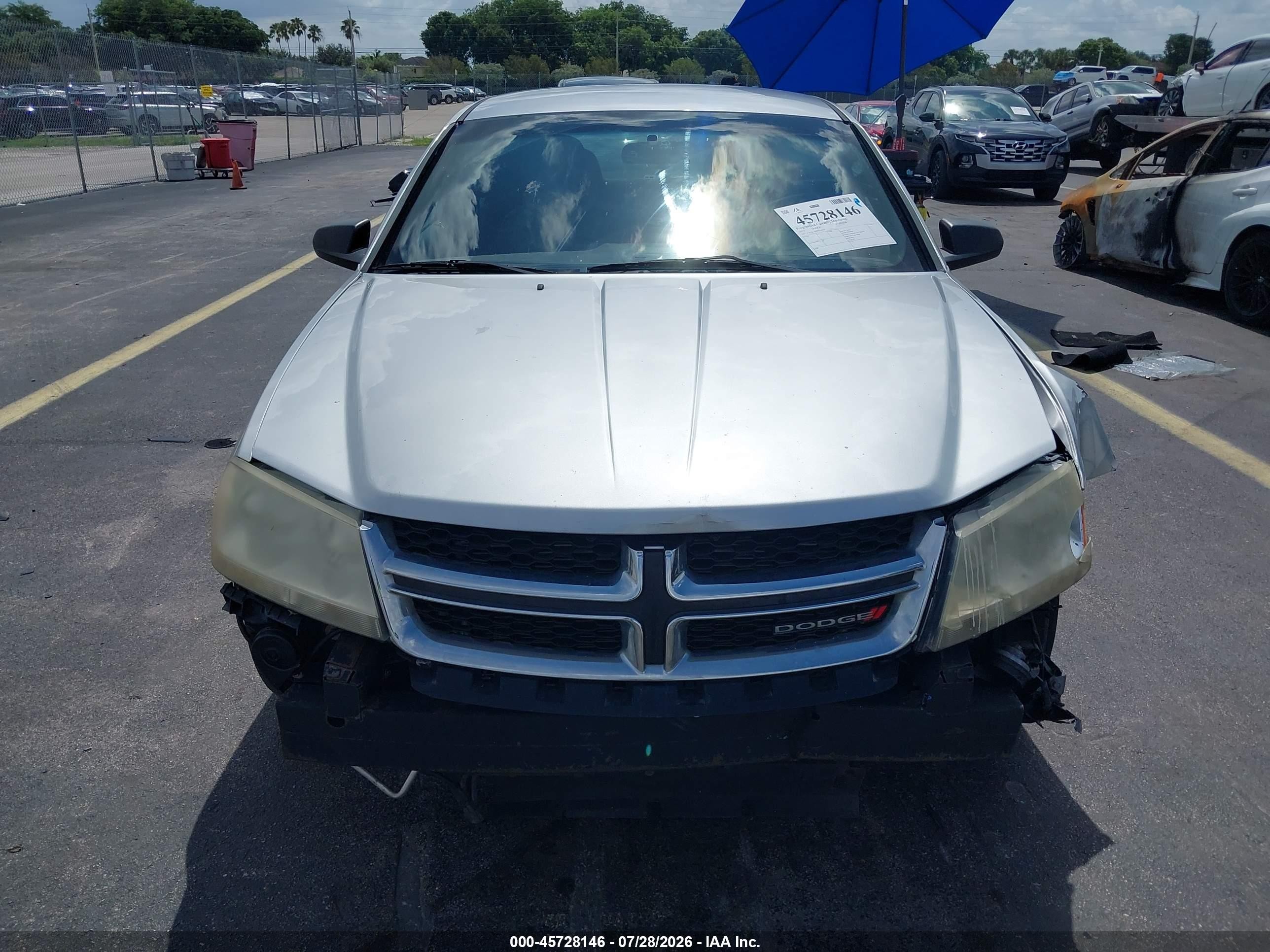 2013 Dodge Avenger Se Серебряный vin: 1C3CDZAB9DN756509