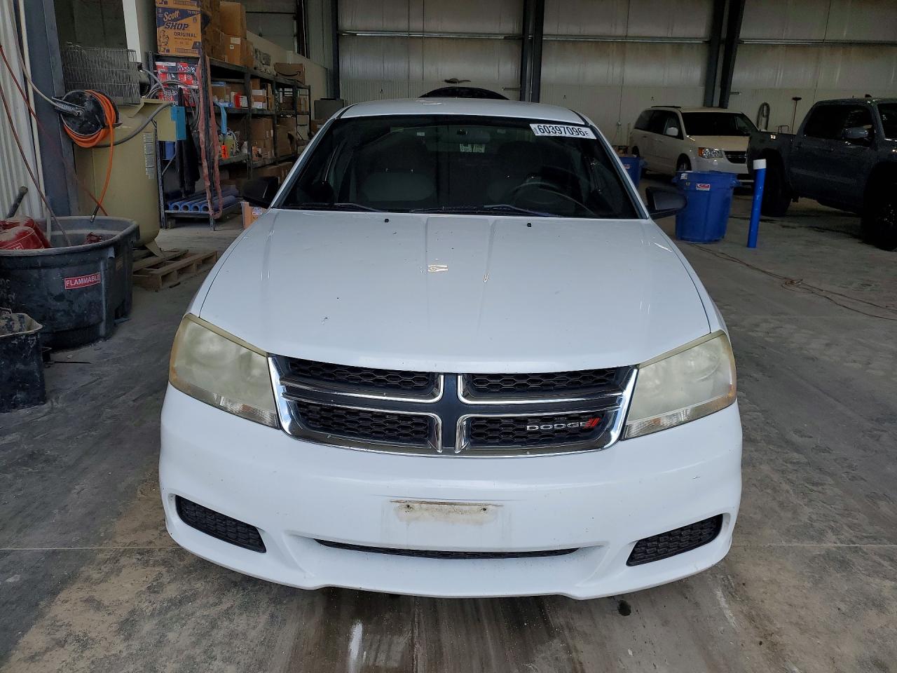 2013 Dodge Avenger Se White vin: 1C3CDZAB9DN773309