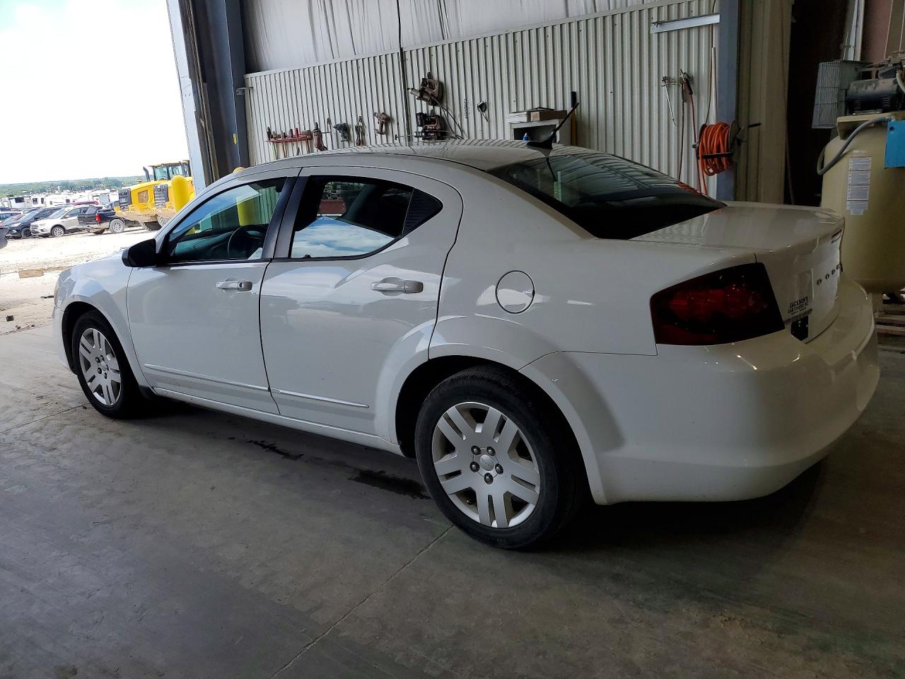2013 Dodge Avenger Se White vin: 1C3CDZAB9DN773309