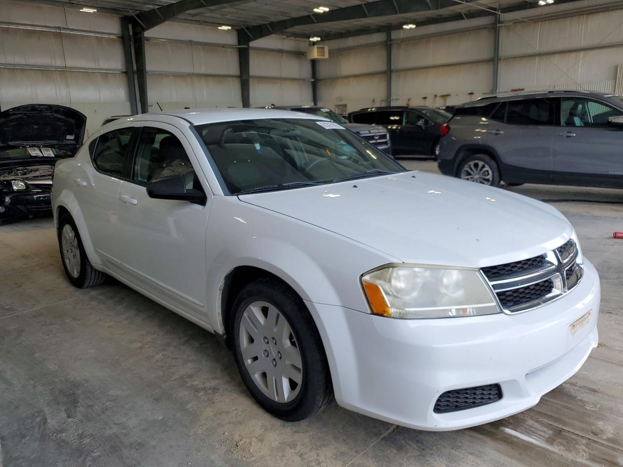 2013 Dodge Avenger Se White vin: 1C3CDZAB9DN773309