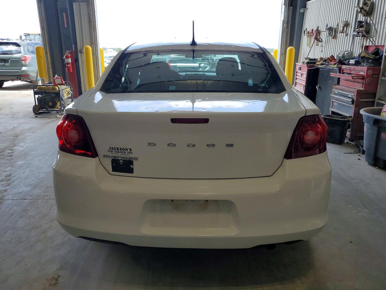 2013 Dodge Avenger Se White vin: 1C3CDZAB9DN773309