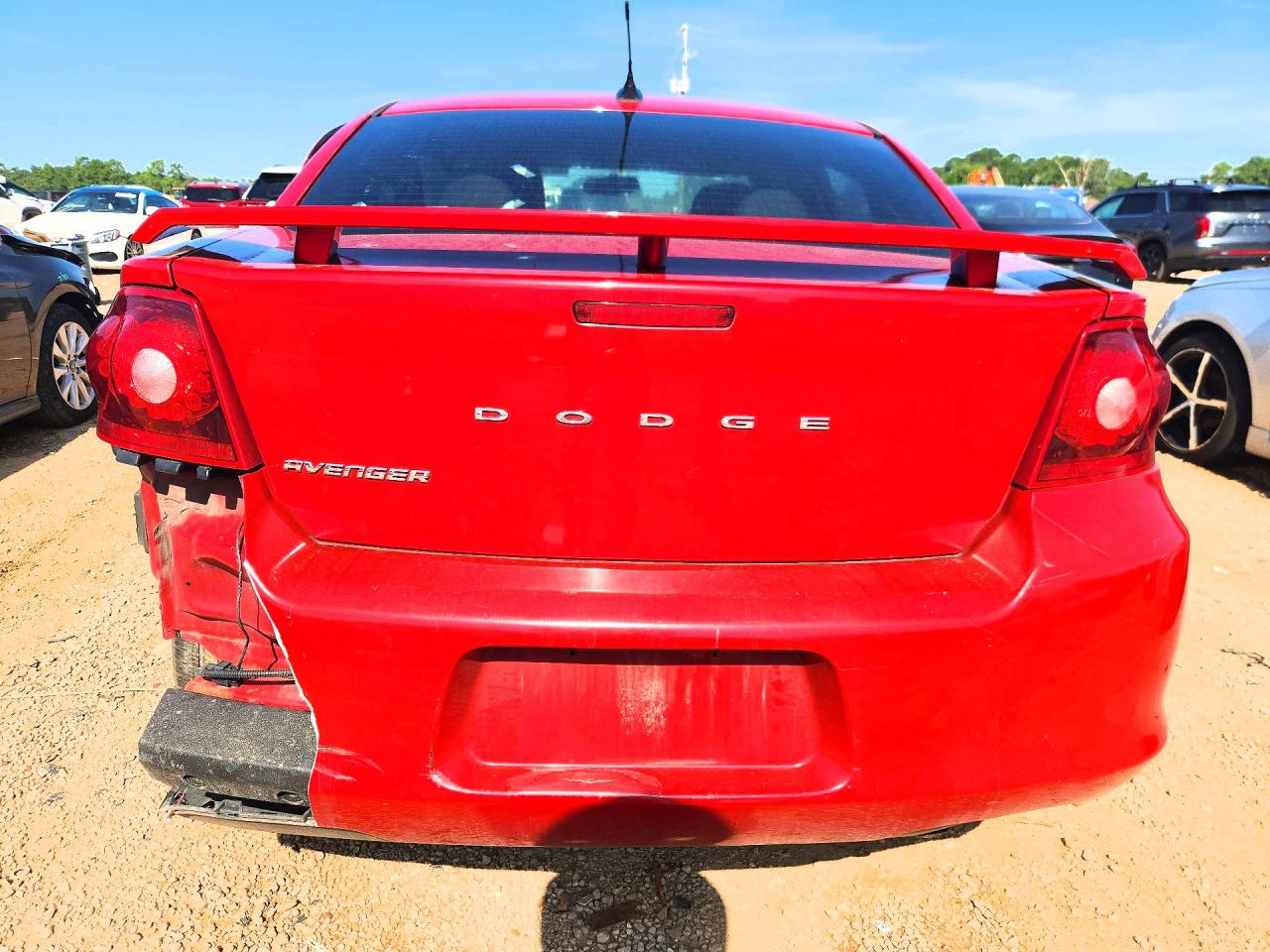 2014 Dodge Avenger Se Red vin: 1C3CDZAB9EN116544
