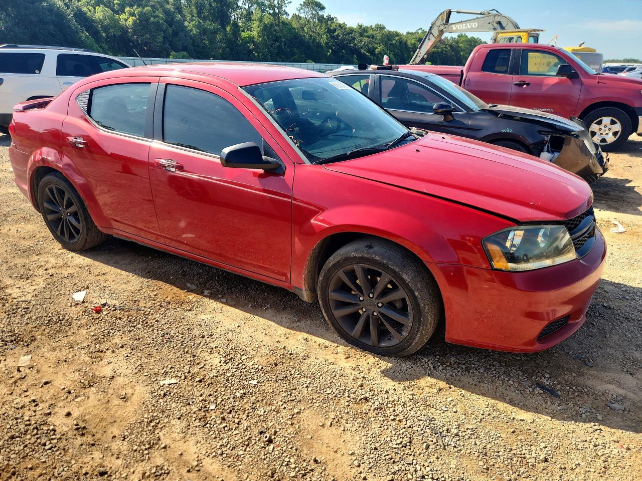 2014 Dodge Avenger Se Red vin: 1C3CDZAB9EN116544