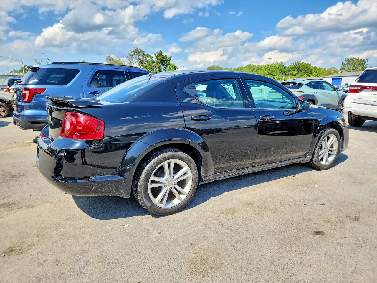 2014 Dodge Avenger Se Black vin: 1C3CDZAB9EN167218