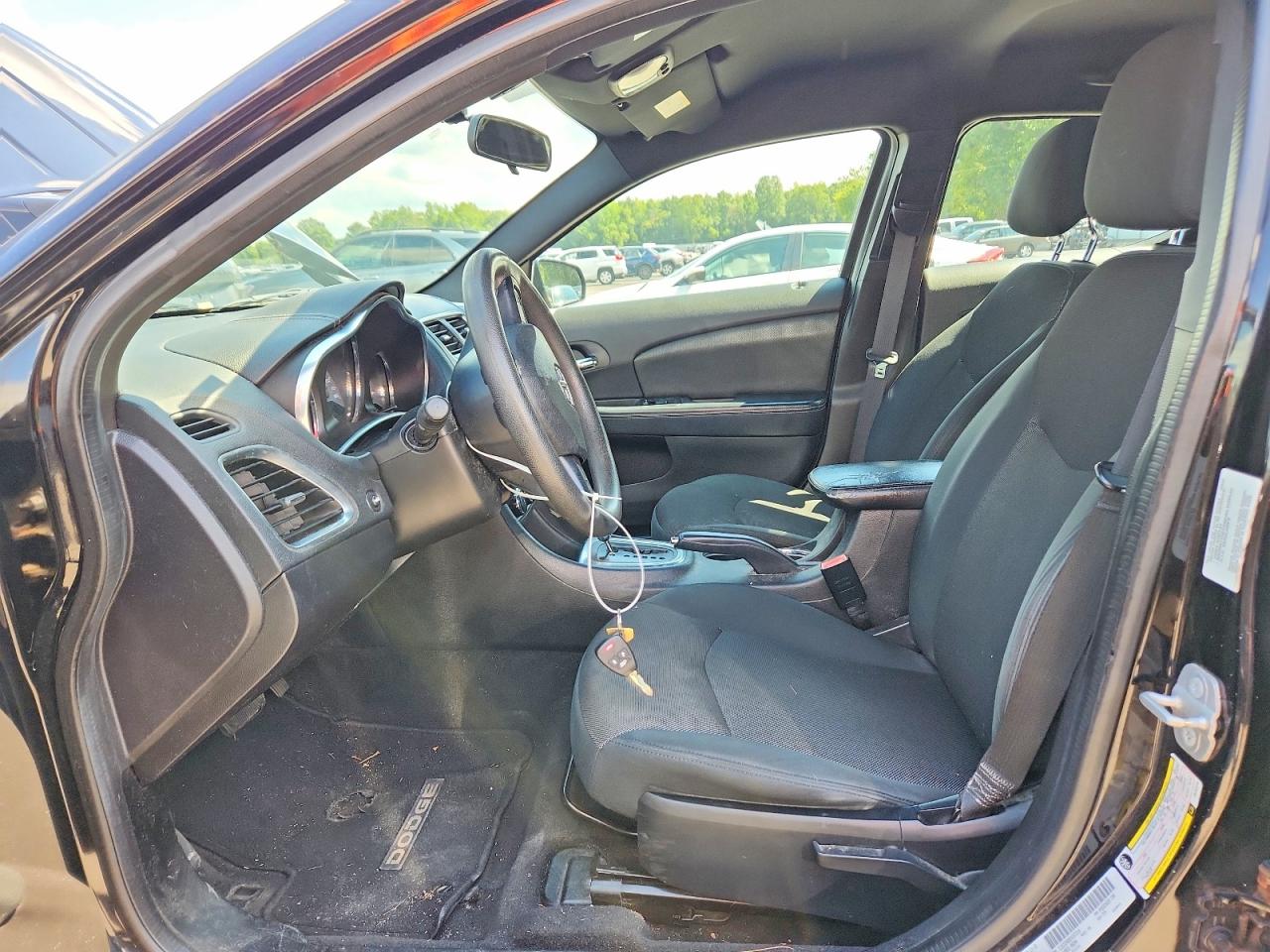 2014 Dodge Avenger Se Black vin: 1C3CDZAB9EN167218