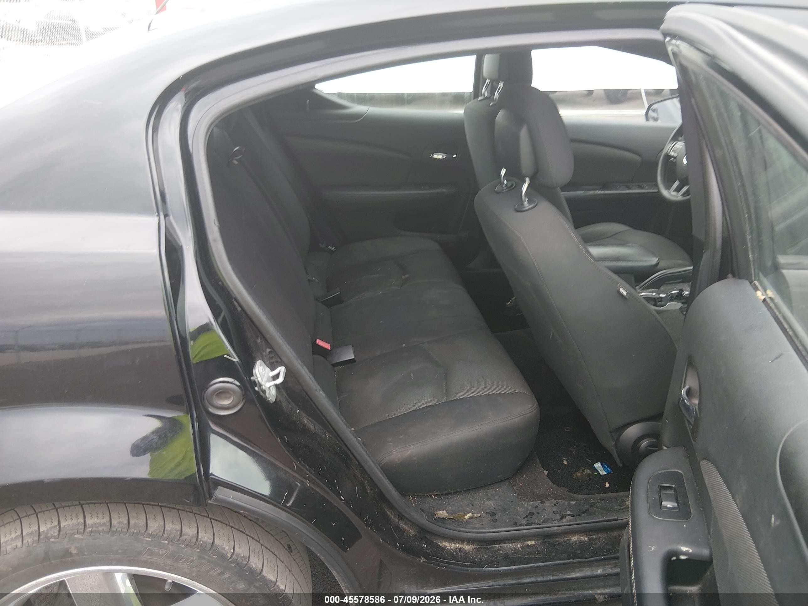 2014 Dodge Avenger Se Black vin: 1C3CDZAB9EN173200