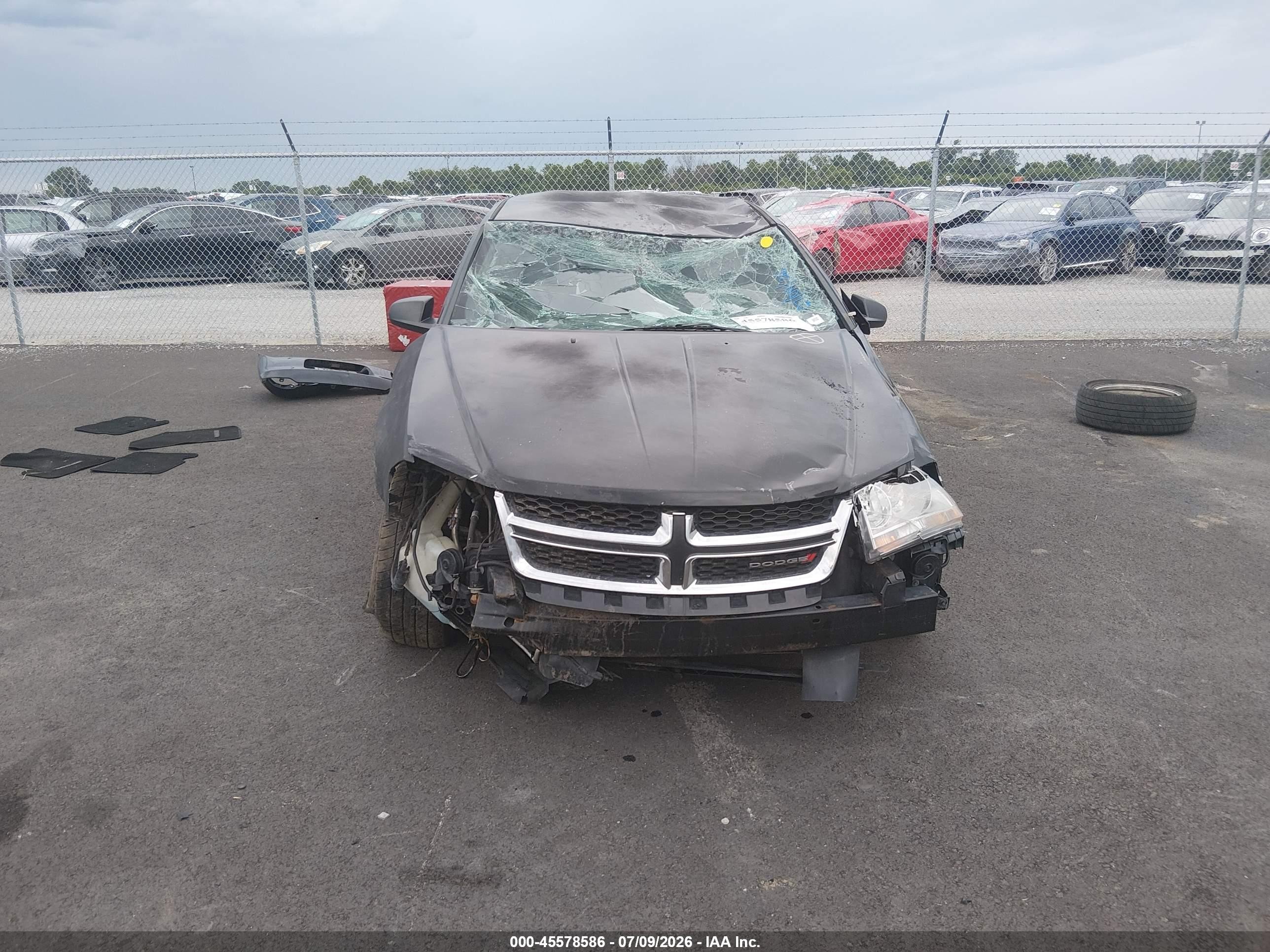 2014 Dodge Avenger Se Black vin: 1C3CDZAB9EN173200