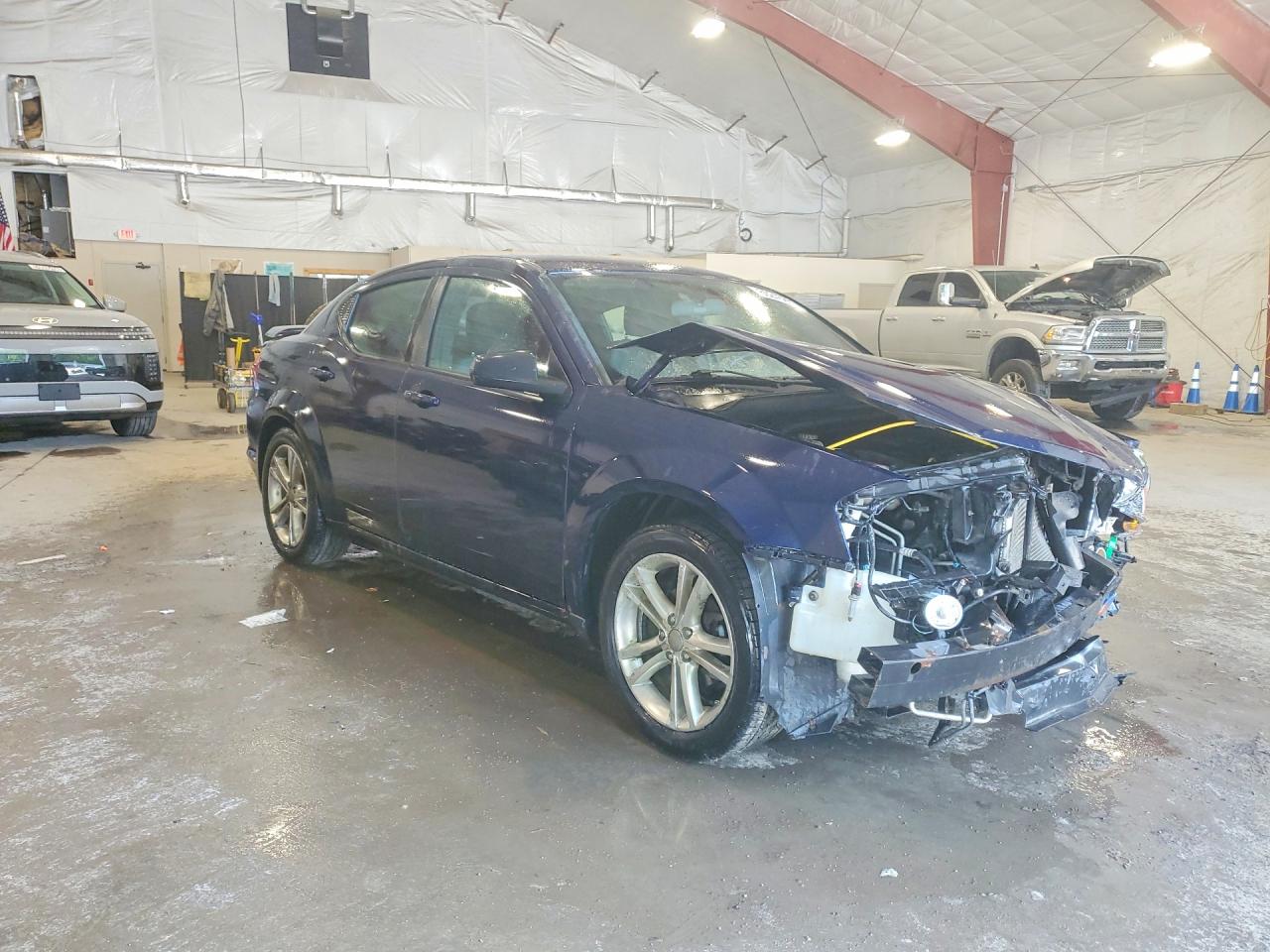 2014 Dodge Avenger Se Blue vin: 1C3CDZAB9EN203246