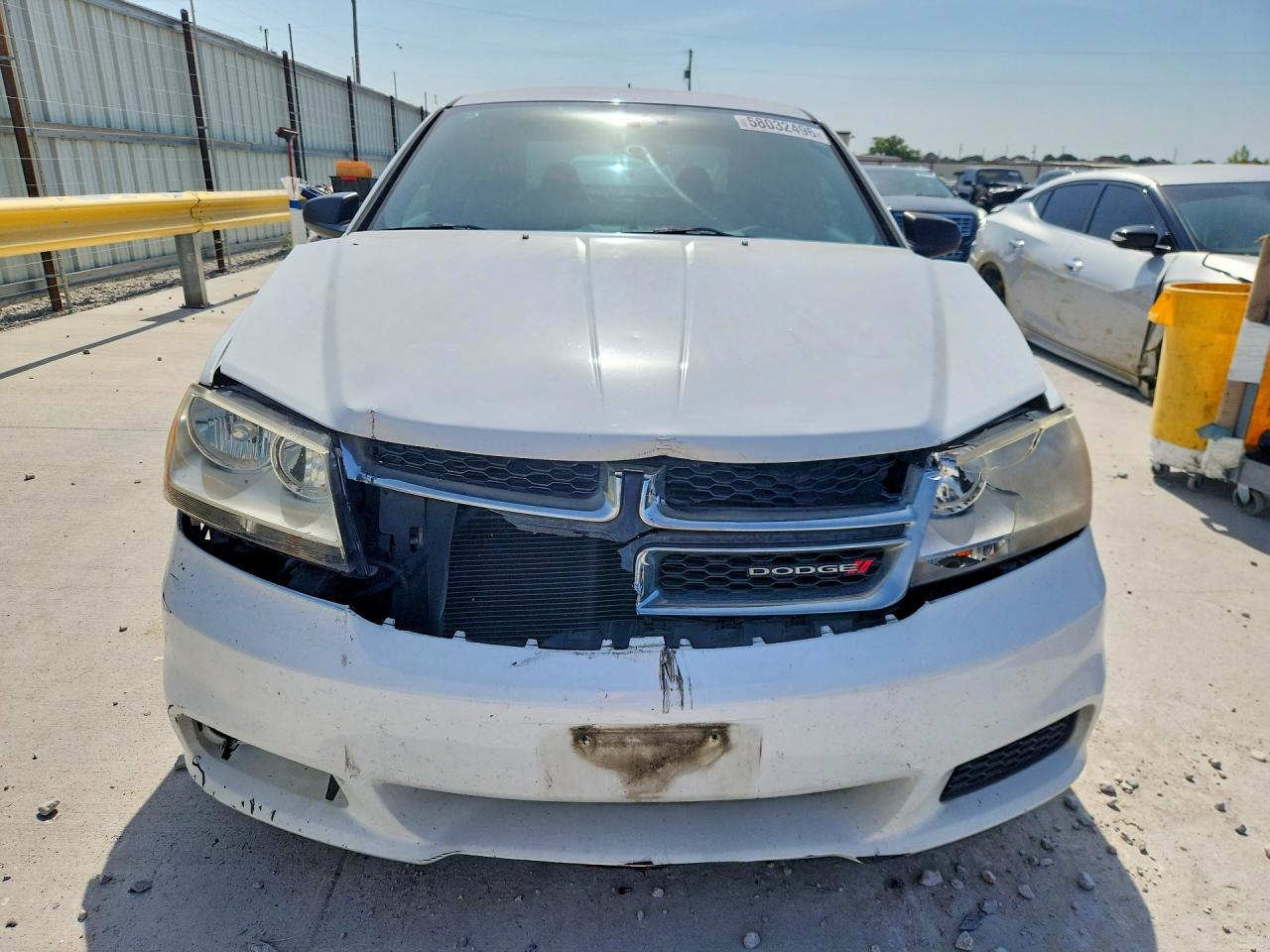 2014 Dodge Avenger Se White vin: 1C3CDZAB9EN219320