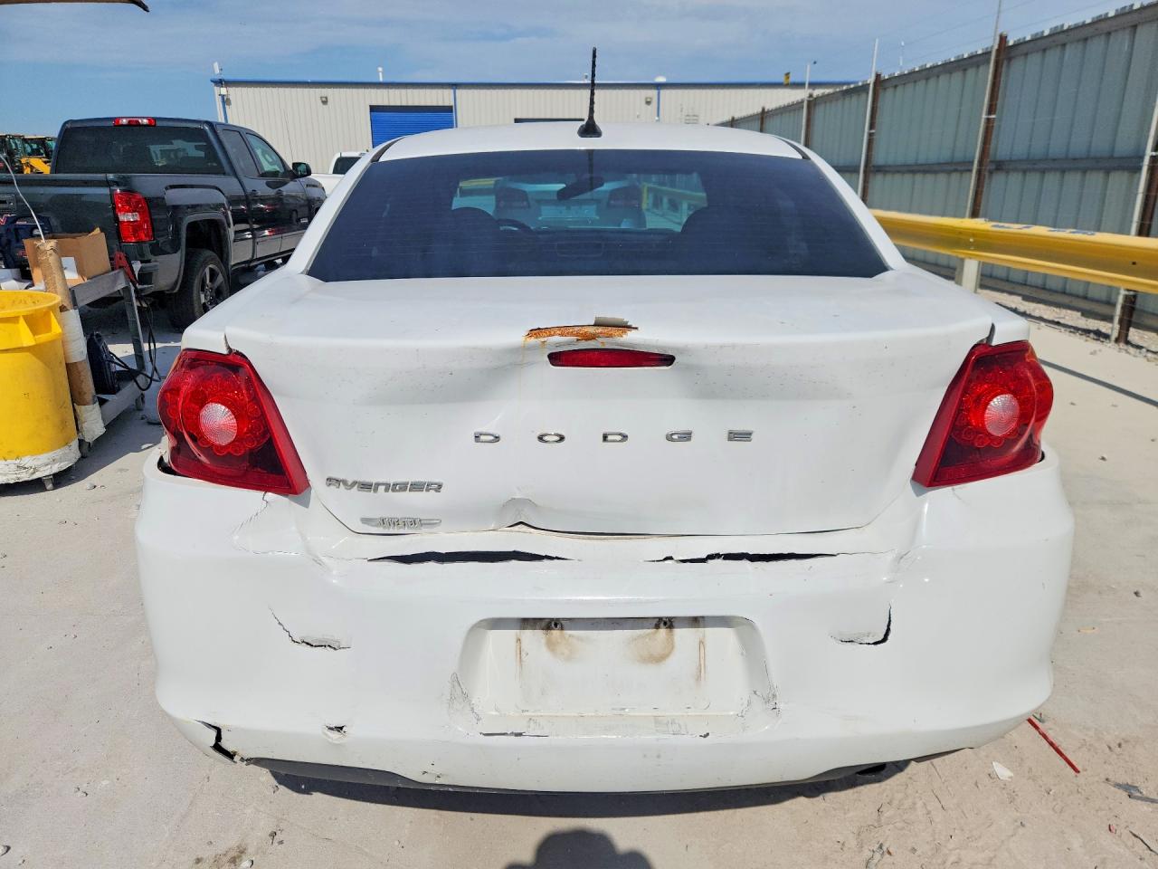 2014 Dodge Avenger Se White vin: 1C3CDZAB9EN219320