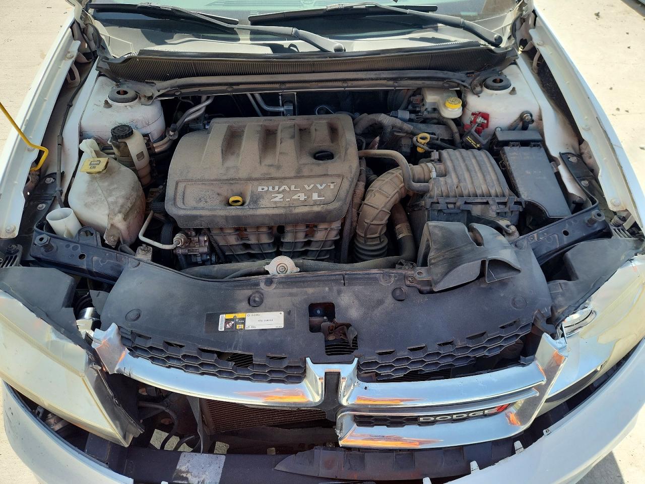2014 Dodge Avenger Se White vin: 1C3CDZAB9EN219320