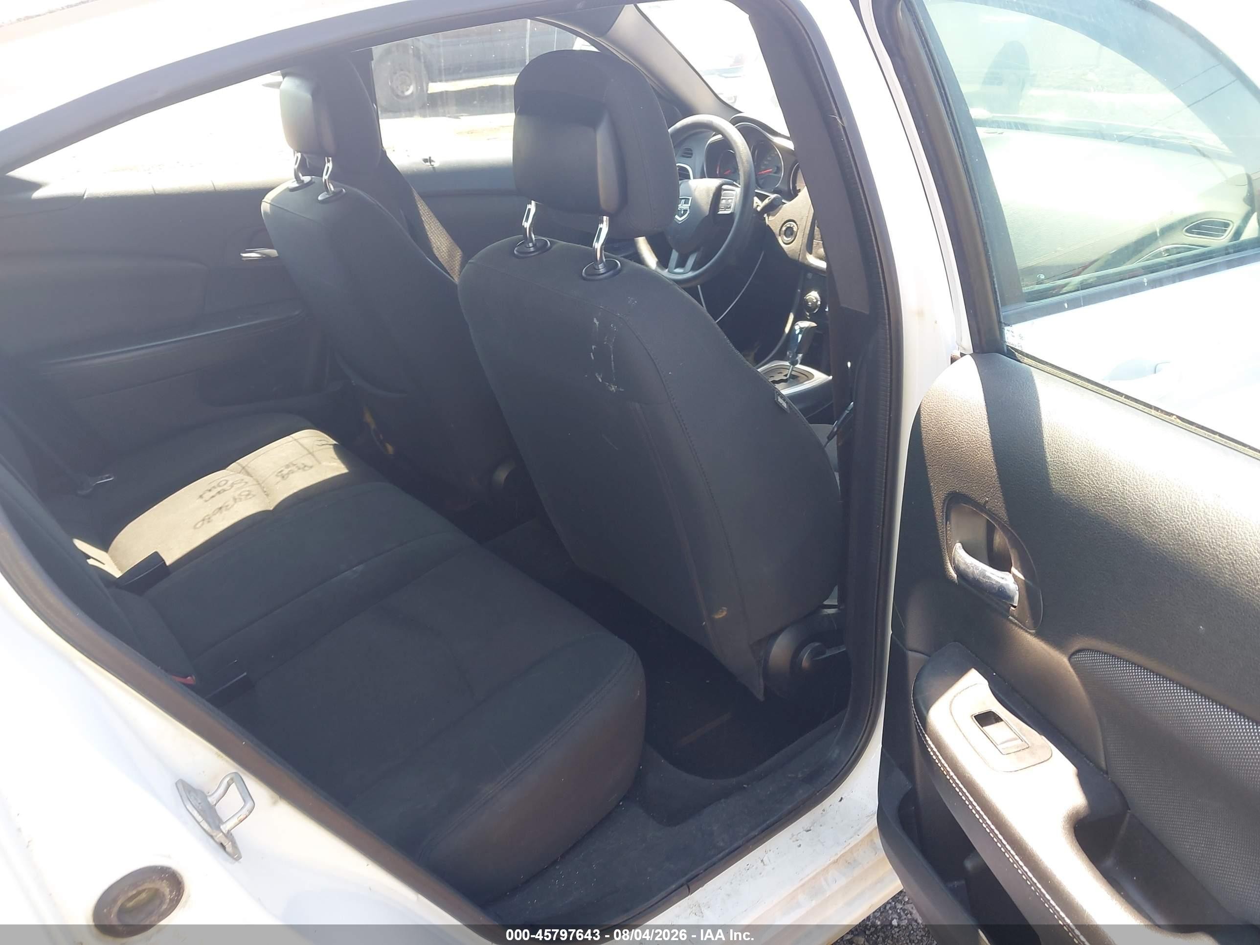 2014 Dodge Avenger Se White vin: 1C3CDZAB9EN221701