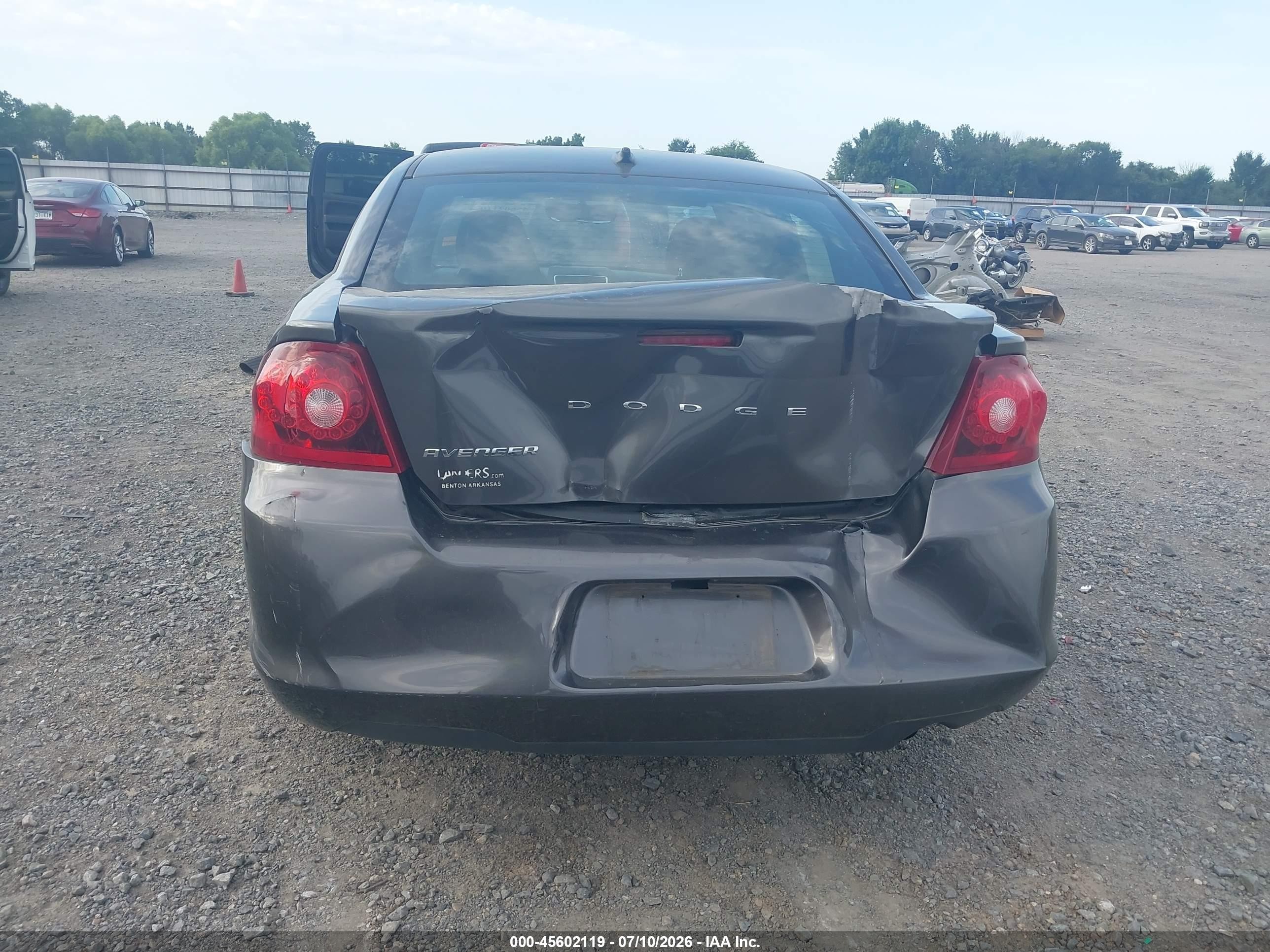 2014 Dodge Avenger Se Gray vin: 1C3CDZAB9EN225490