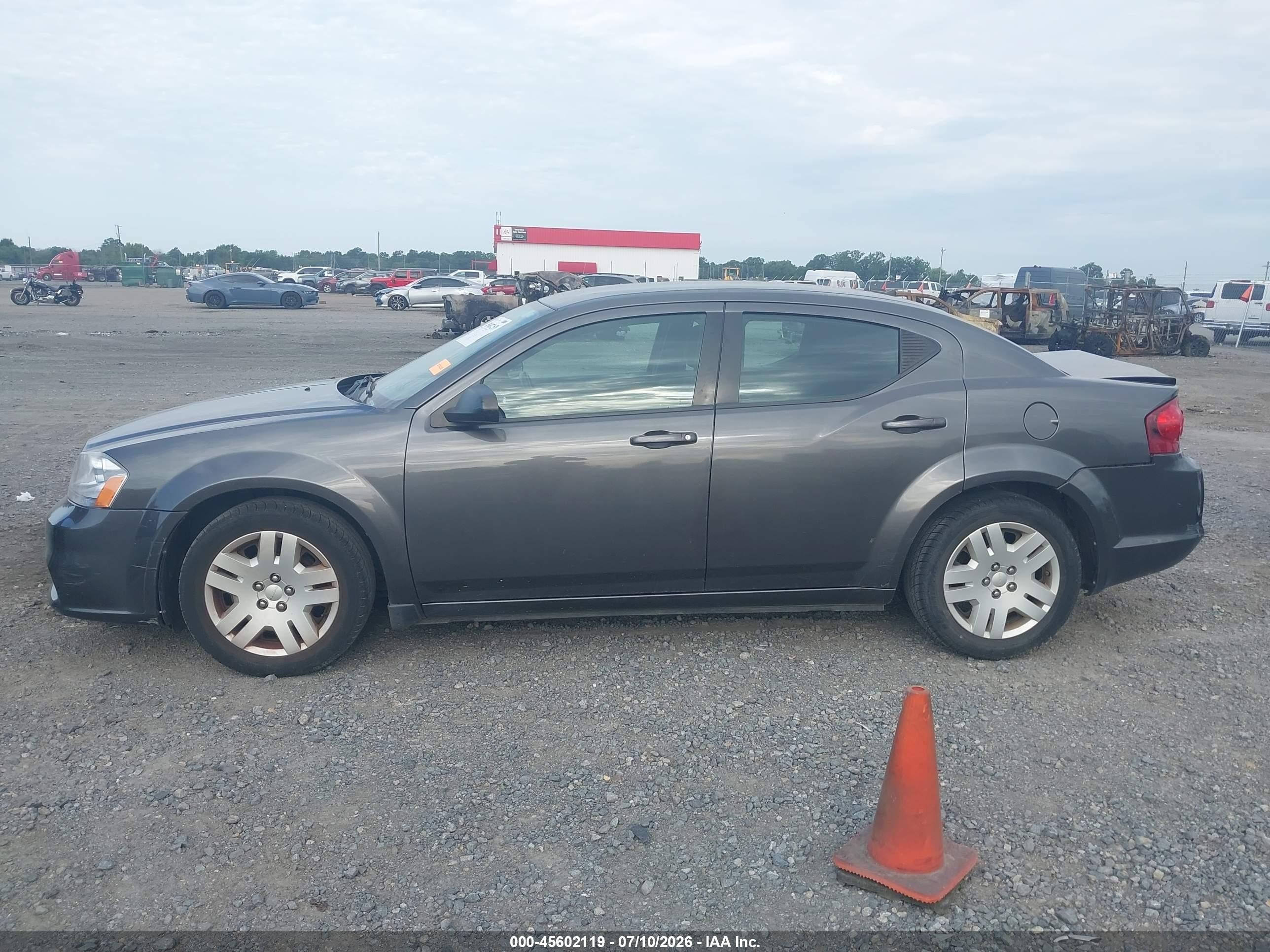 2014 Dodge Avenger Se Gray vin: 1C3CDZAB9EN225490