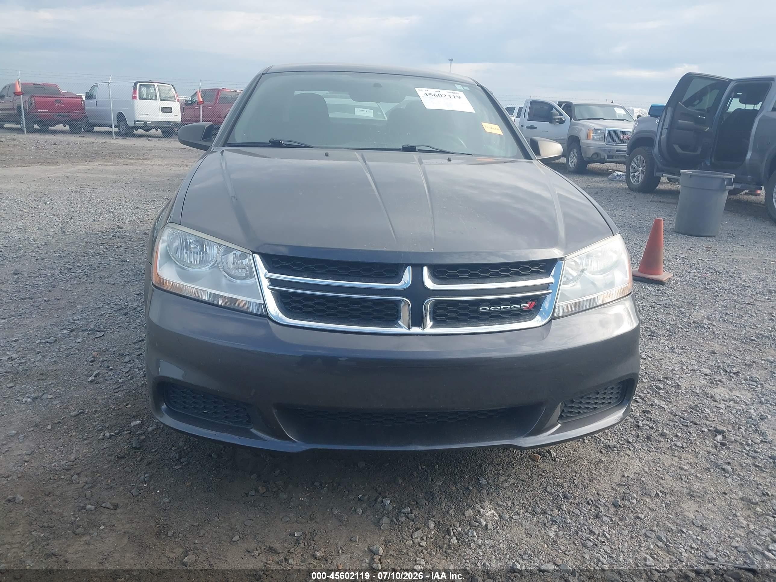 2014 Dodge Avenger Se Gray vin: 1C3CDZAB9EN225490