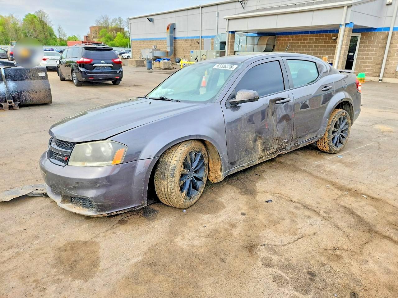 2014 Dodge Avenger Se Charcoal vin: 1C3CDZAB9EN226865