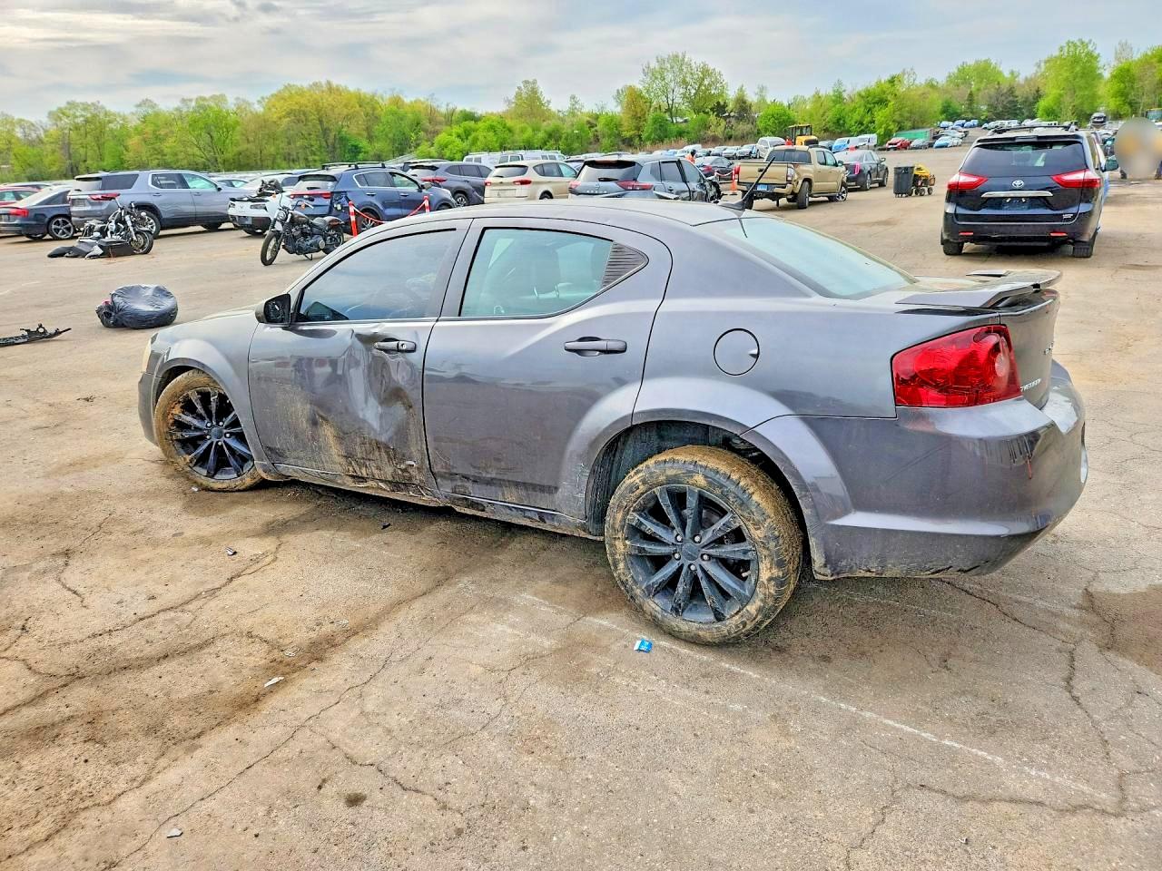 2014 Dodge Avenger Se Charcoal vin: 1C3CDZAB9EN226865