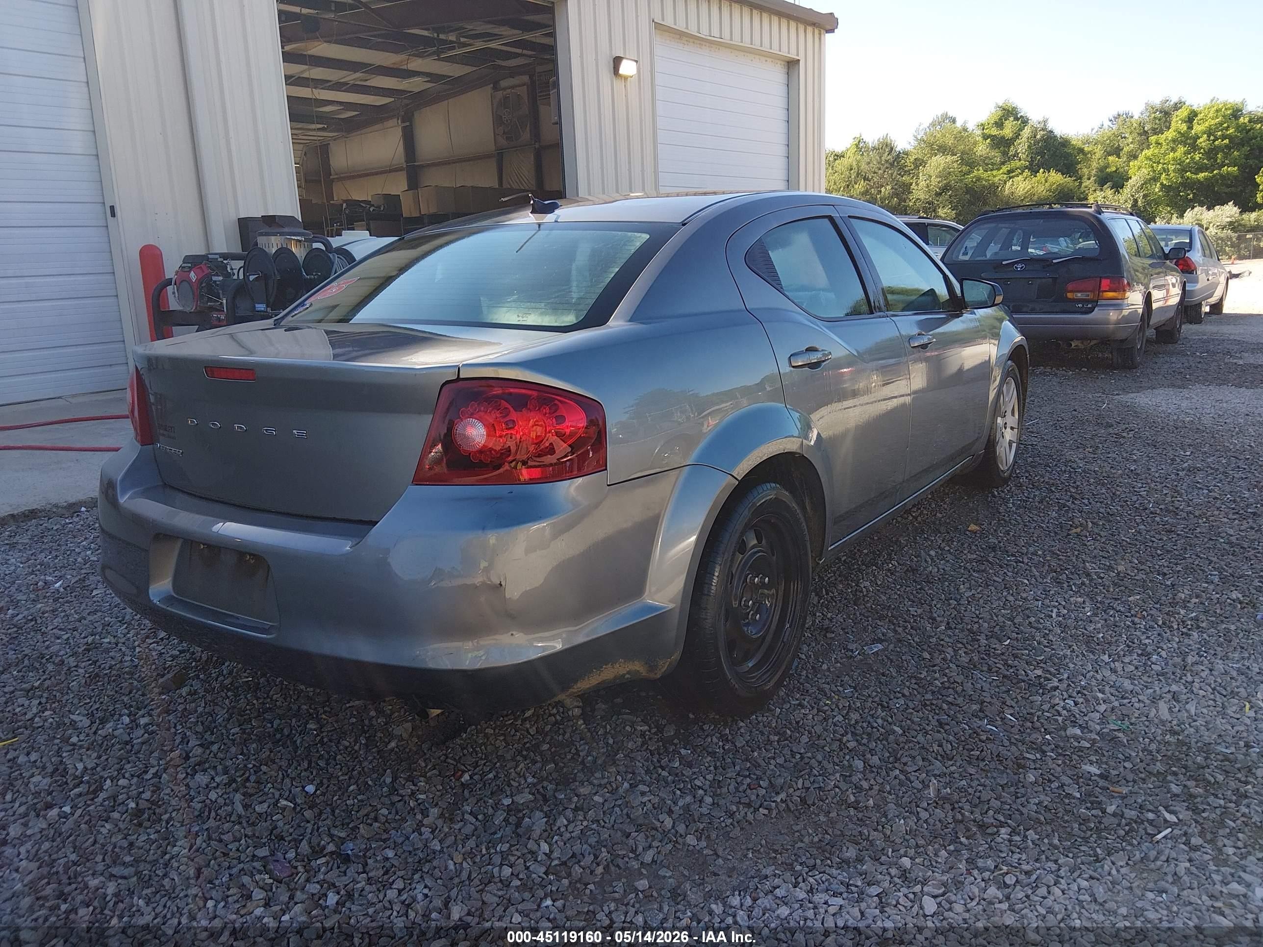 2012 Dodge Avenger Se Gray vin: 1C3CDZABXCN111558