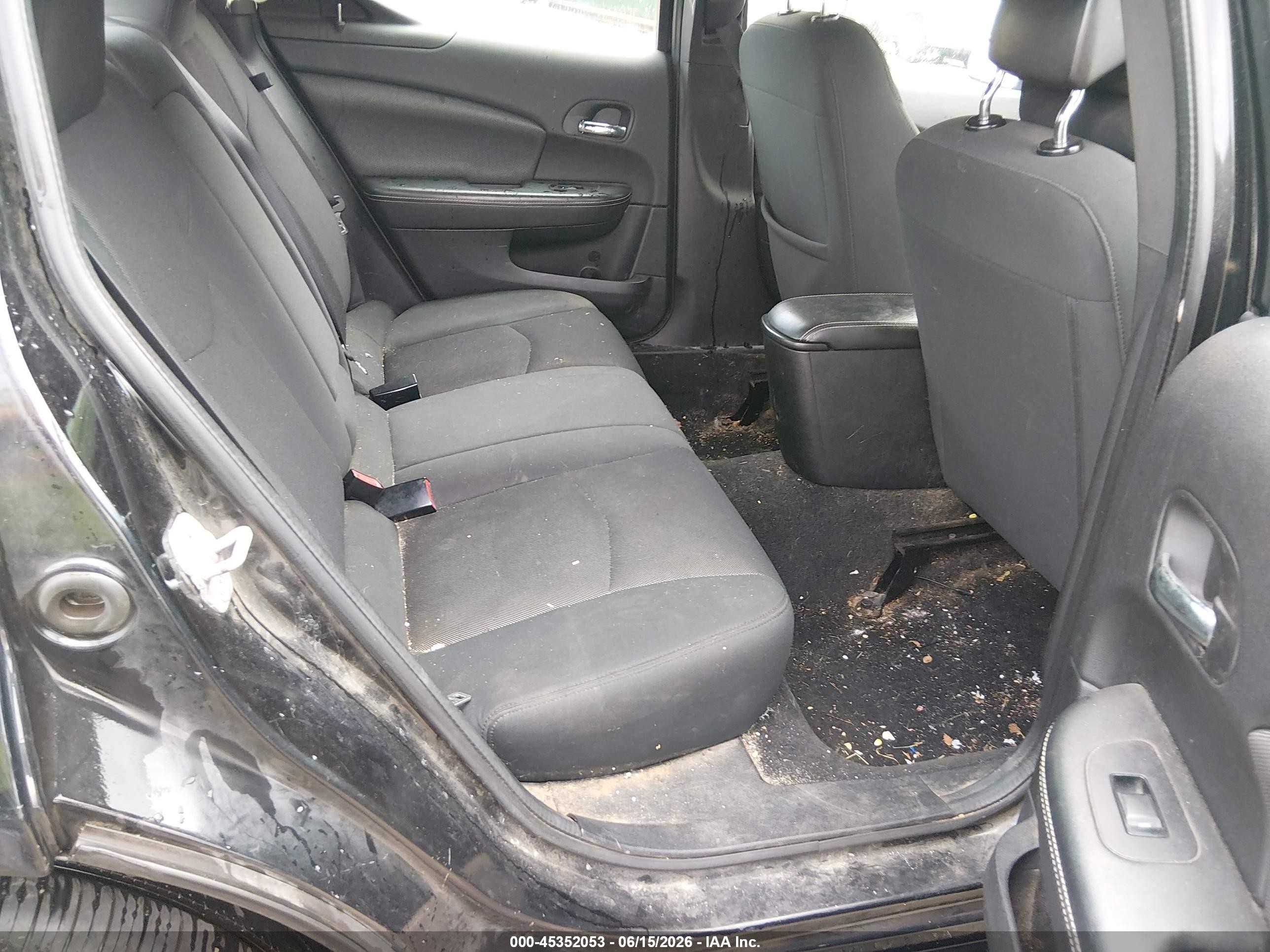 2012 Dodge Avenger Se Black vin: 1C3CDZABXCN122740
