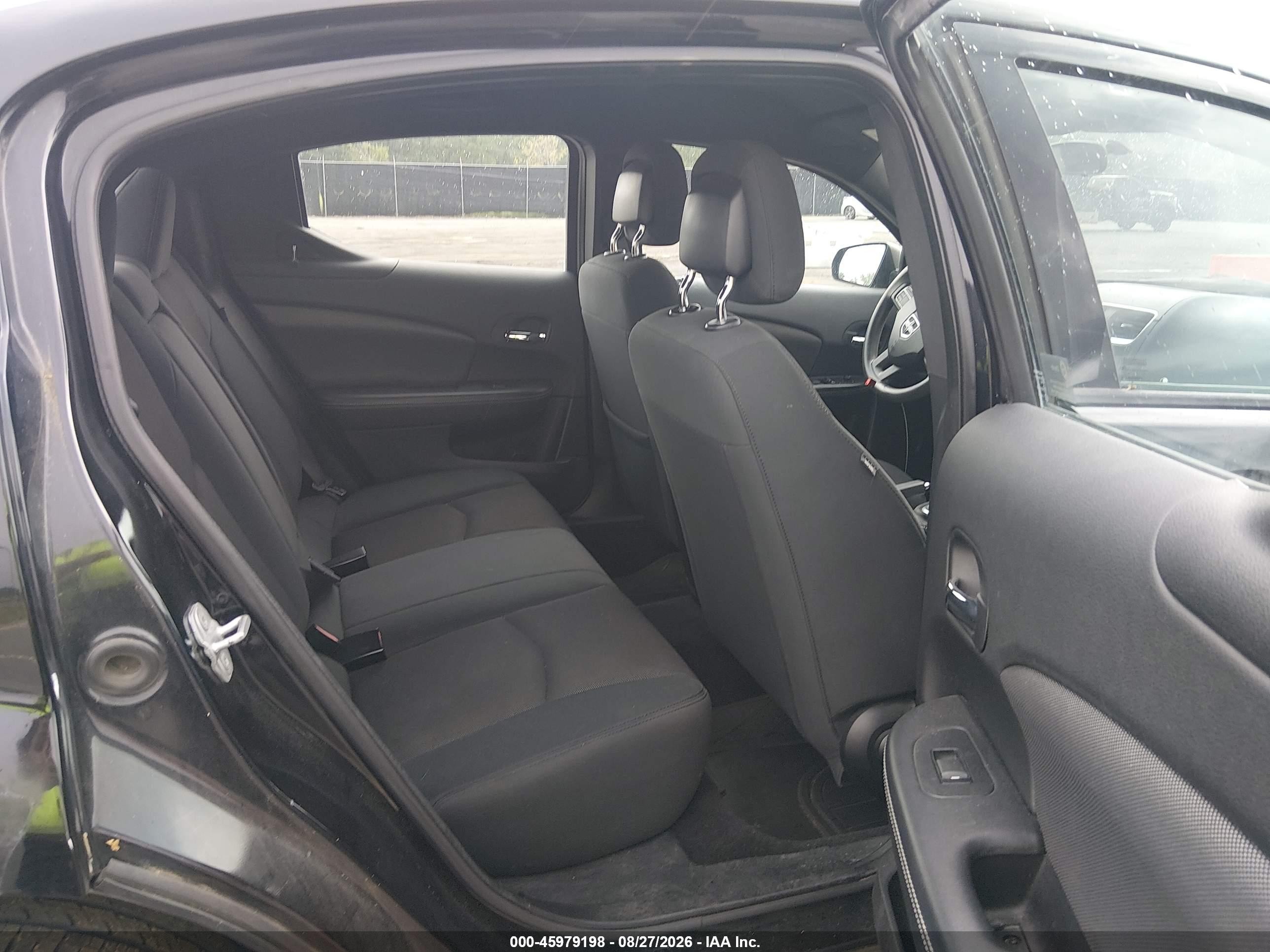 2012 Dodge Avenger Se Black vin: 1C3CDZABXCN150831