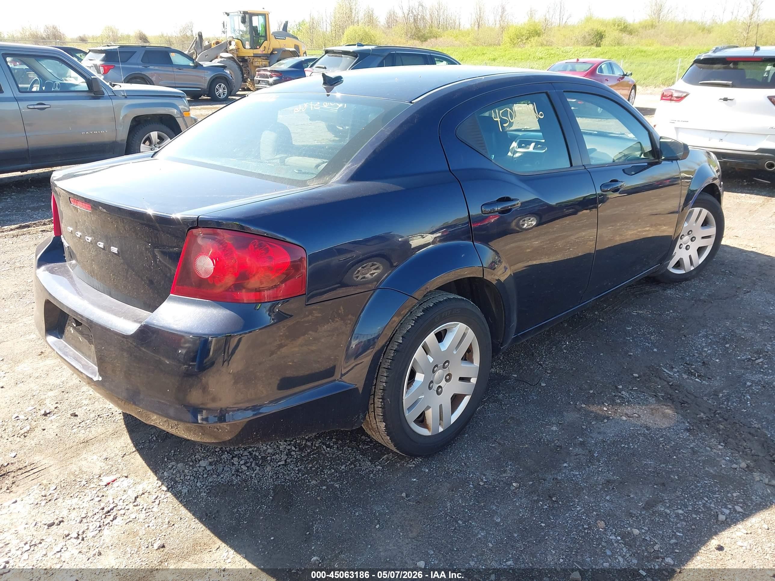 2012 Dodge Avenger Se Black vin: 1C3CDZABXCN165250